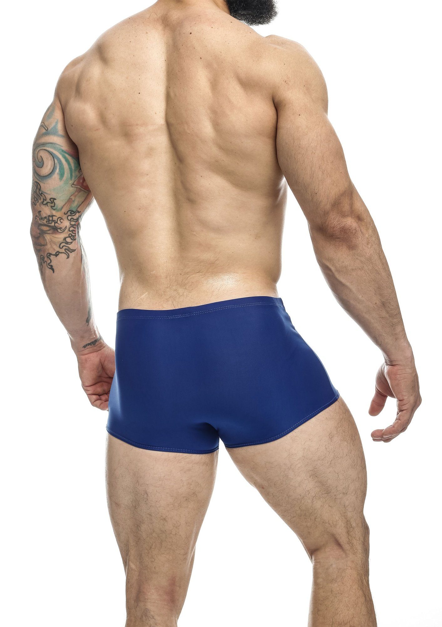 Justin + Simon Boxershorts Classic Boxer - navy blau (1-St) chlorbeständig