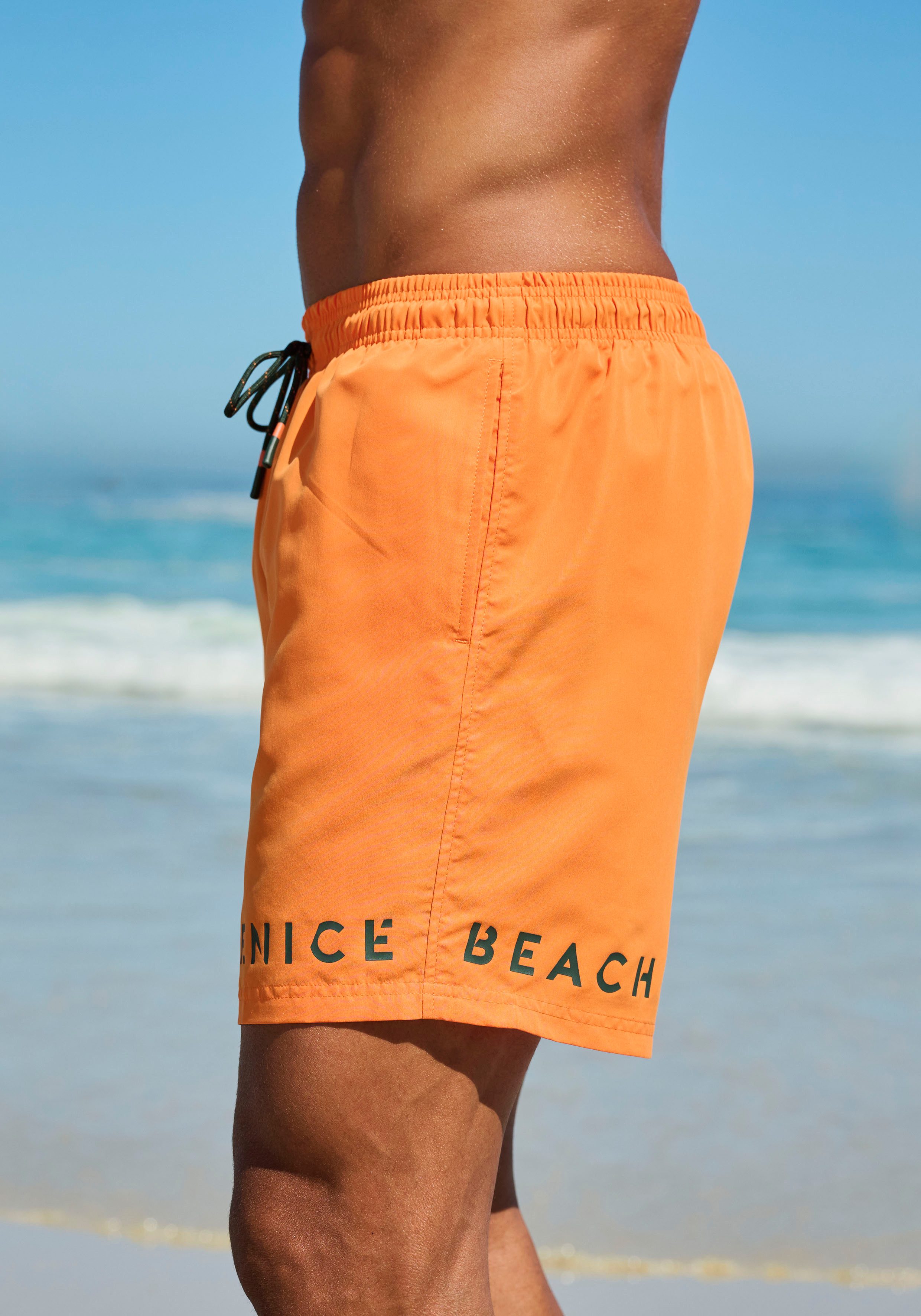 Venice Beach Badeshorts seitliche Eingrifftasche mit Reißverschluss