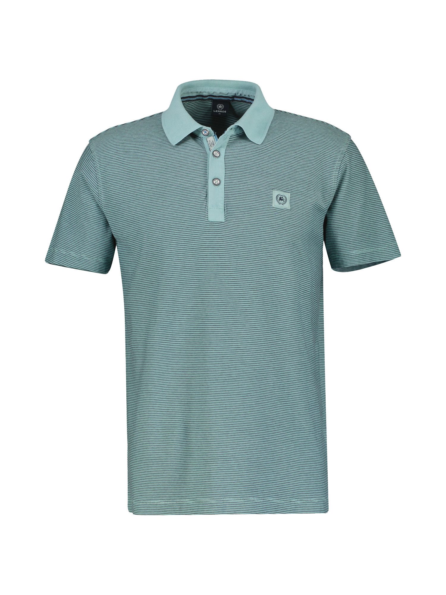 Poloshirt Poloshirt mit abgesetztem Kragen