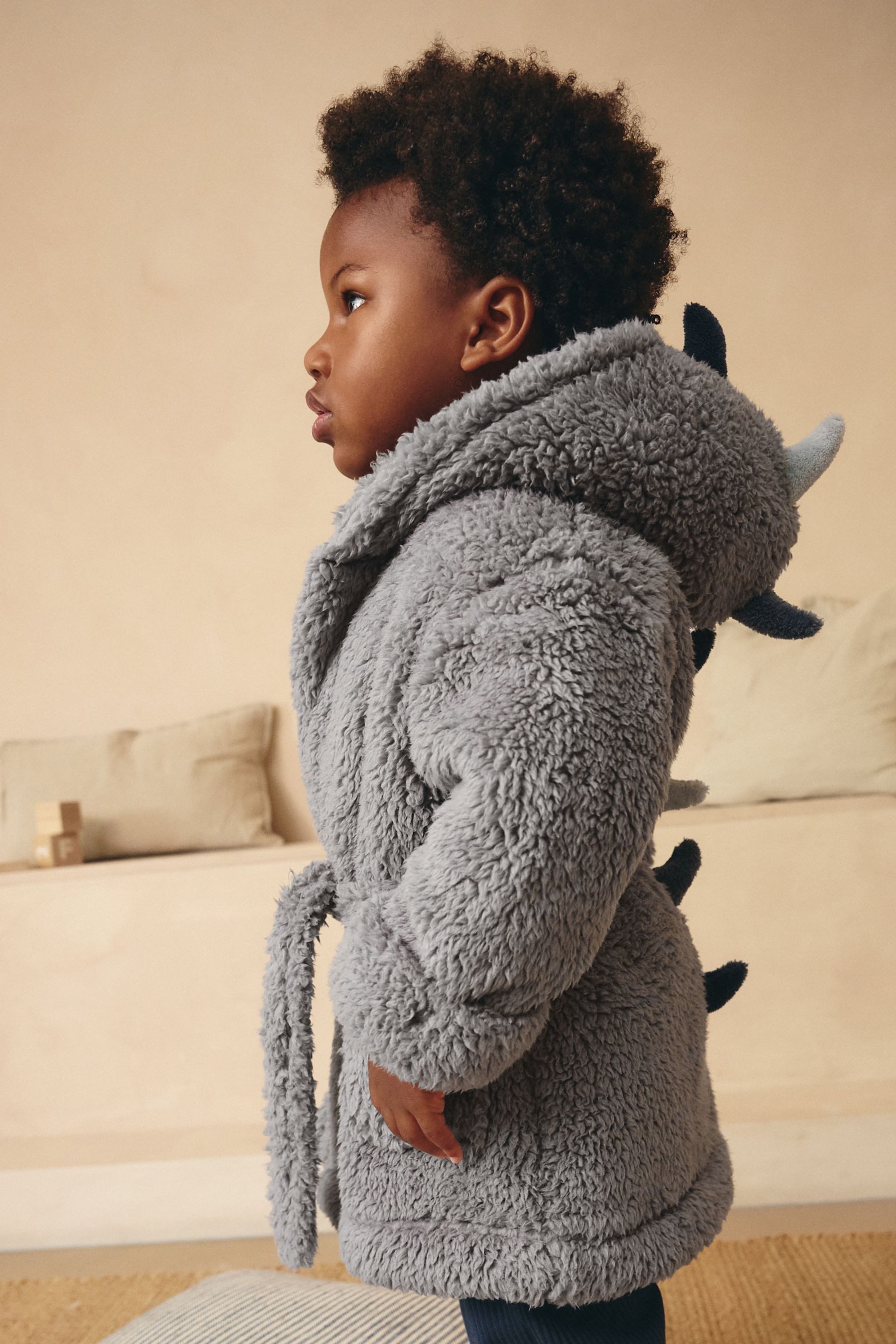 Next Kinderbademantel Fleece-Bademantel, Polyester (recycelt), Polyester