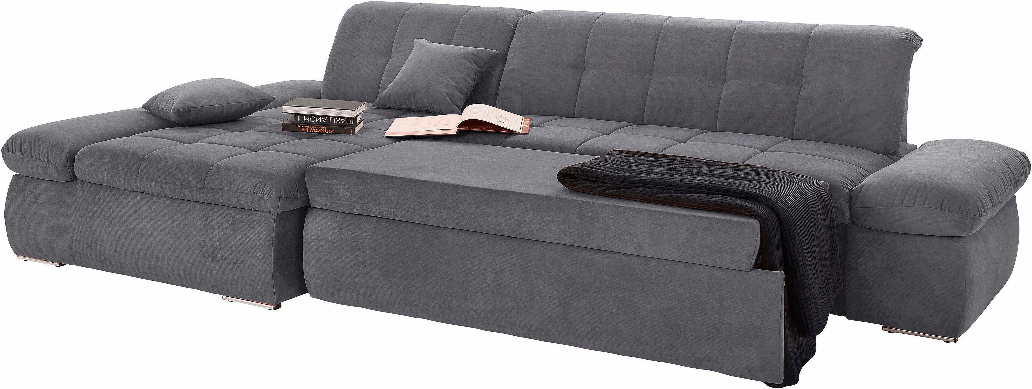 DOMO collection Ecksofa NMoric XXL, B/T/H: 300/172/80cm, L-Form, wahlweise günstig online kaufen