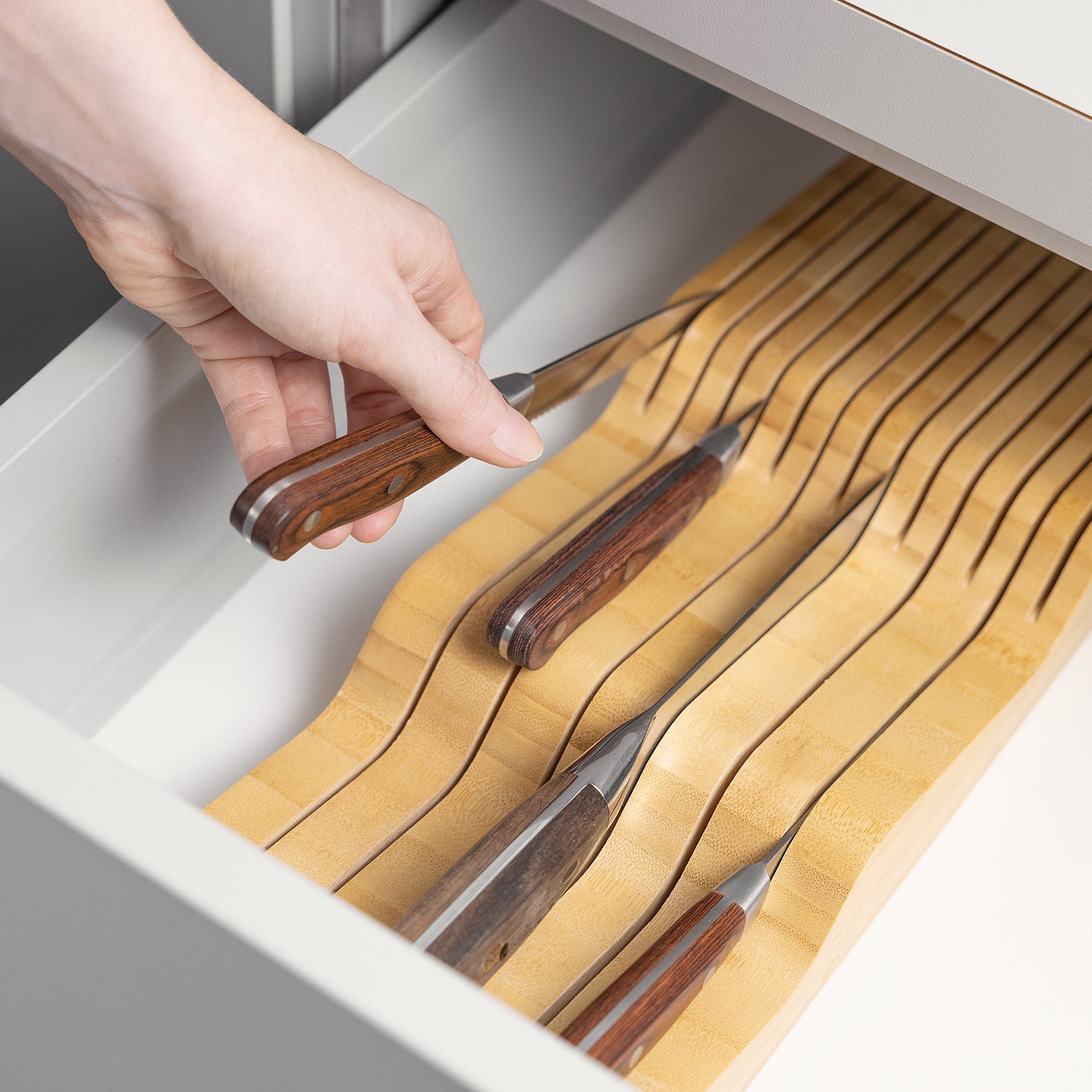 Messerblock - Organizer - Aufbewahrung 13 Messer für Messerblock Messer Navaris