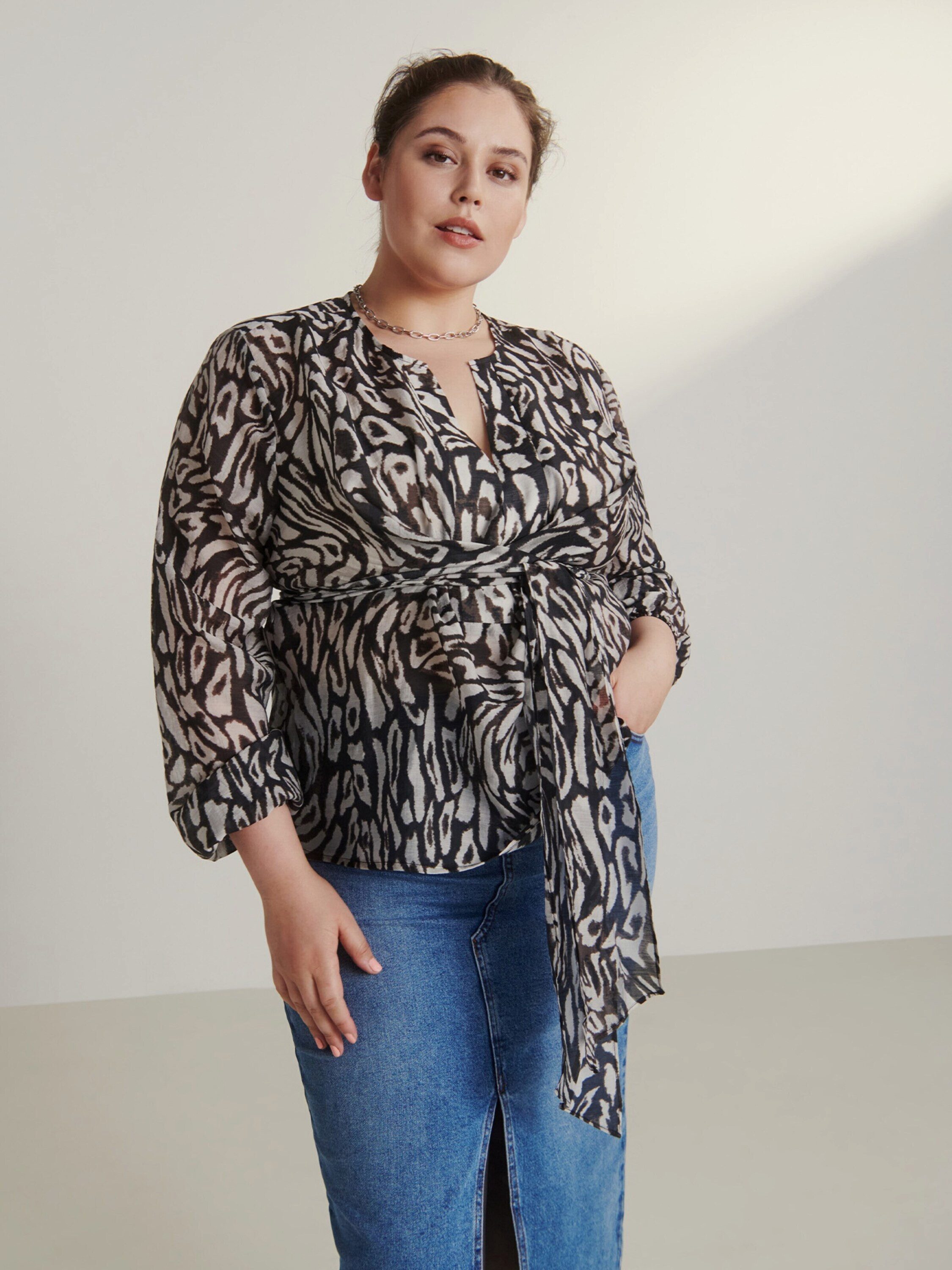 Guido Maria Kretschmer Curvy Langarmbluse Christiana günstig online kaufen