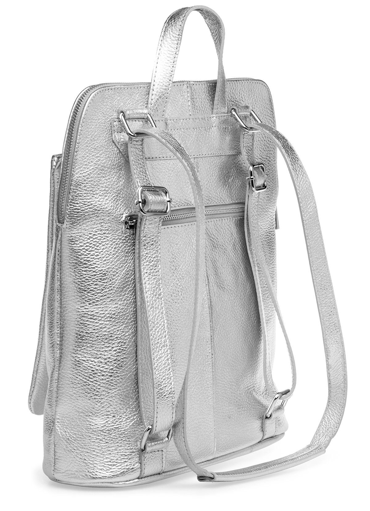 Caspar Cityrucksack Damen Leder Backpack Schultertasche günstig online kaufen