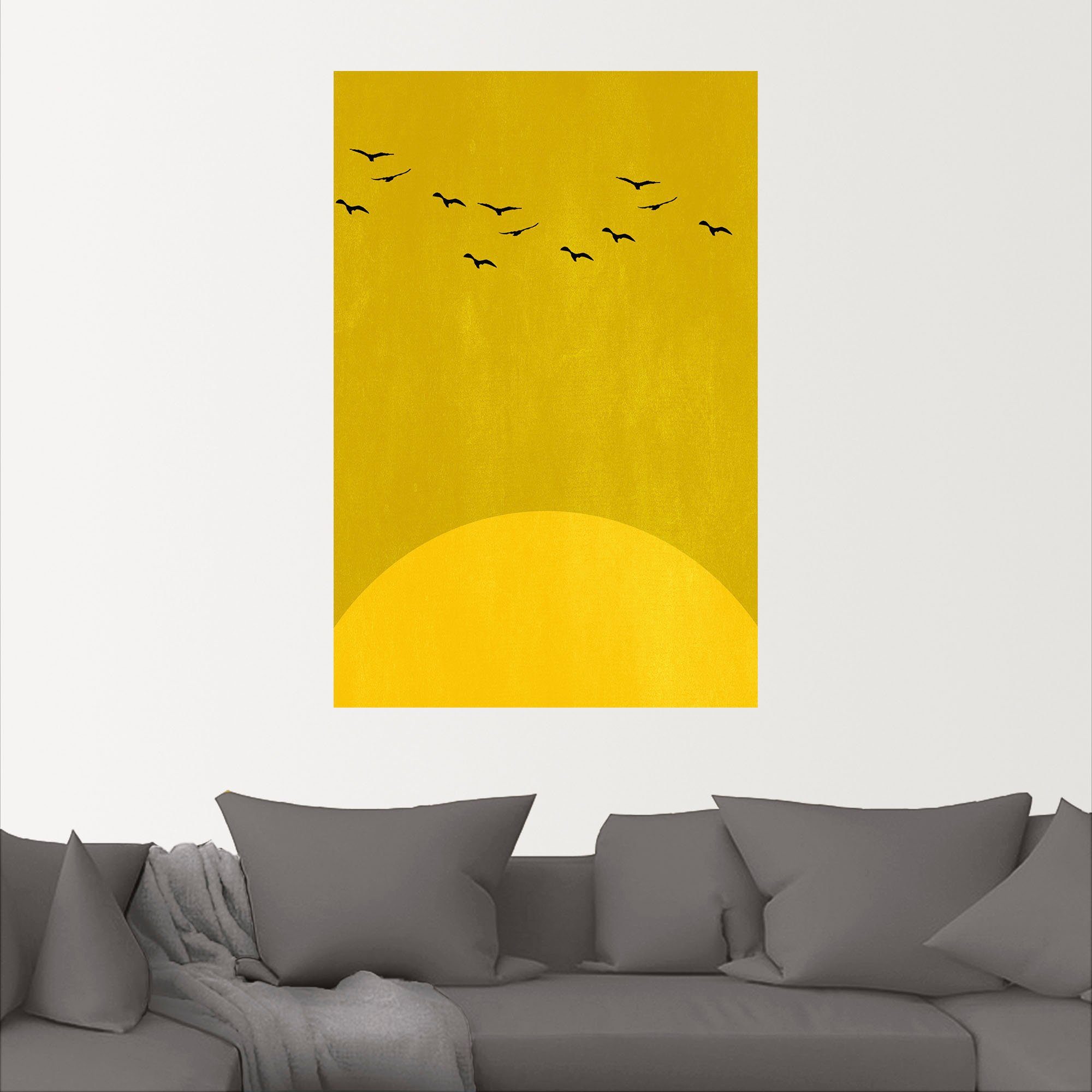 St), Sonnentanz, Größen oder versch. Wandbild Poster Himmelsbilder (1 in Artland Wandaufkleber als Leinwandbild, Alubild,