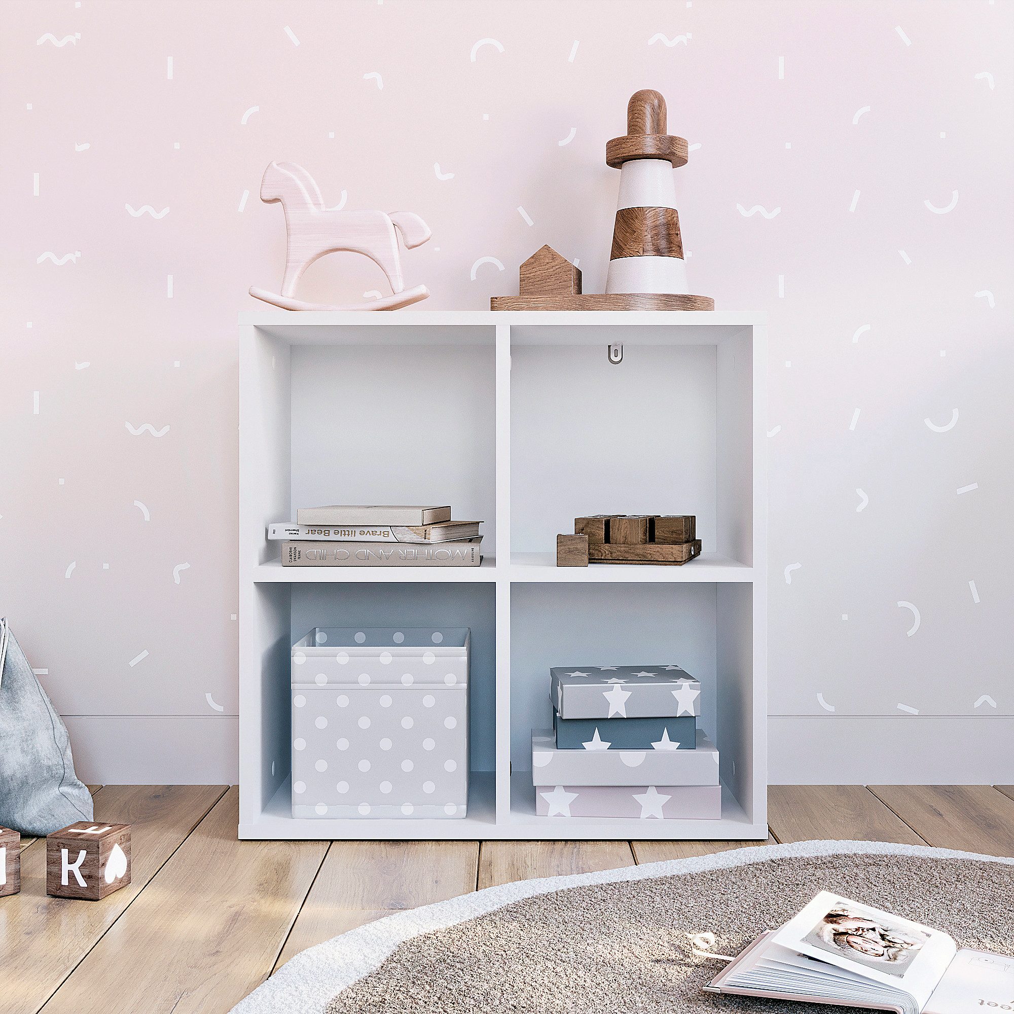 KOMTO Bücherregal KOMTO Bücherregal – Schmales Regal mit offenen Fächern, 4 günstig online kaufen