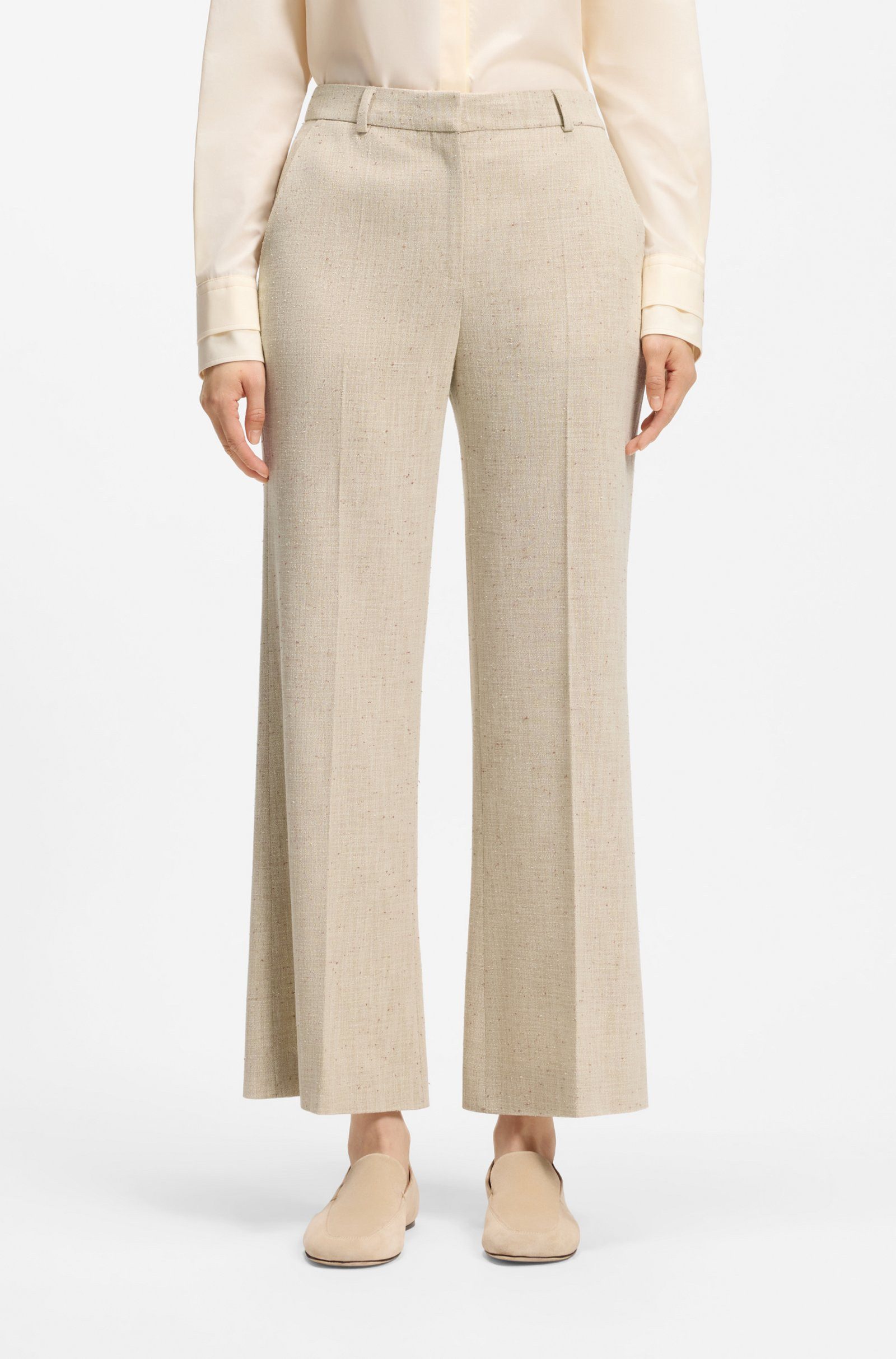 BOSS Stoffhose Talia Crop (1-tlg)