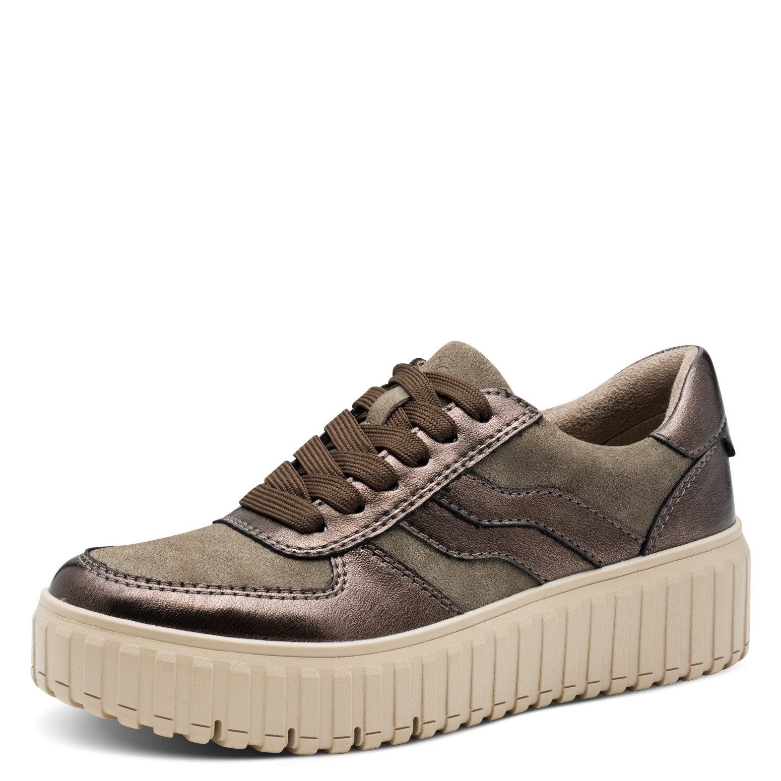 Jana Jana Damen Sneaker 8-23666-45-349 TAUPE COMB Slipper günstig online kaufen