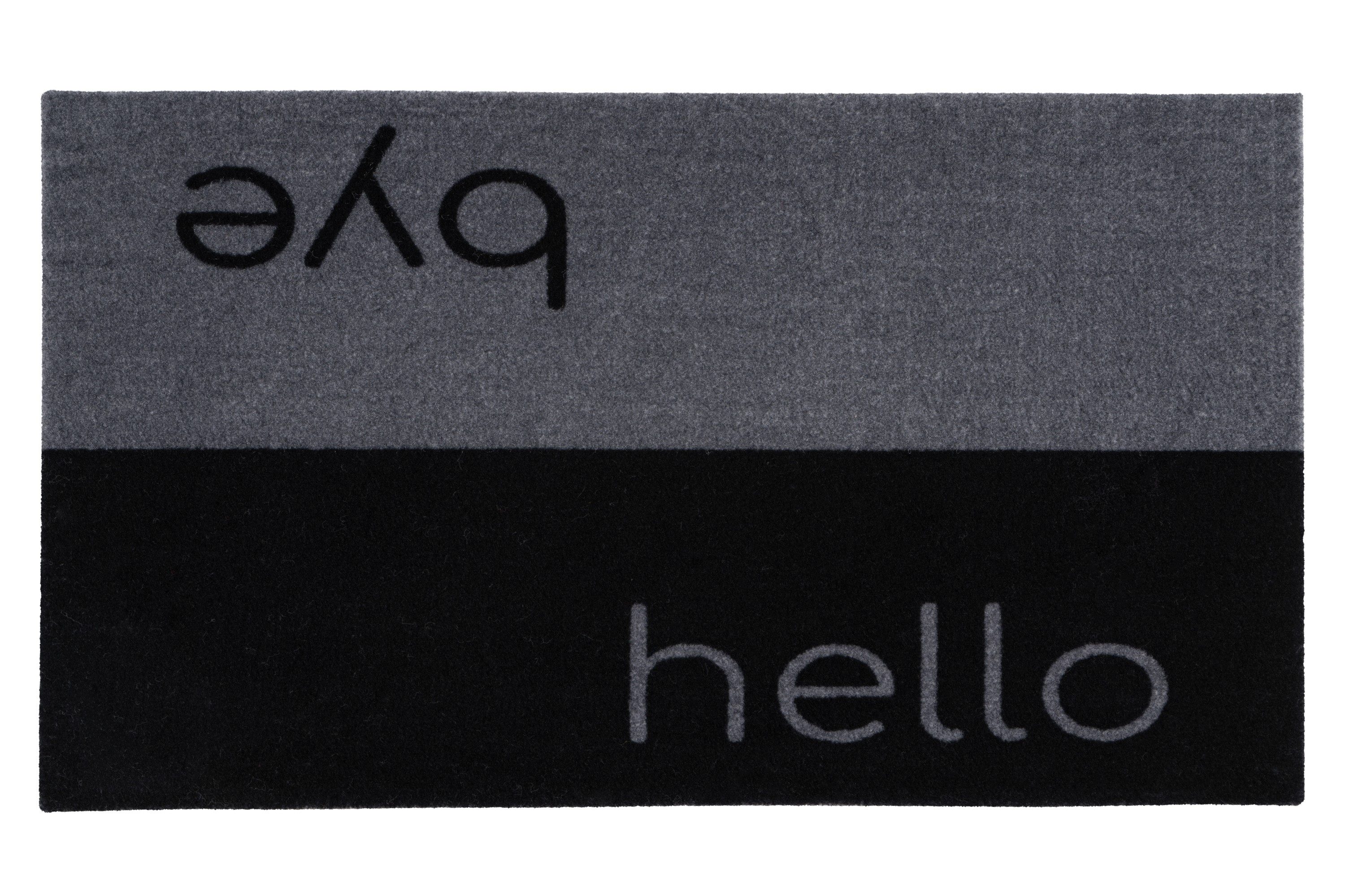 Kayoom Fußmatte Cosy Entry 325, rechteckig, Höhe: 6 mm, Türmatte, Schmutzfang, Hello, Eingang