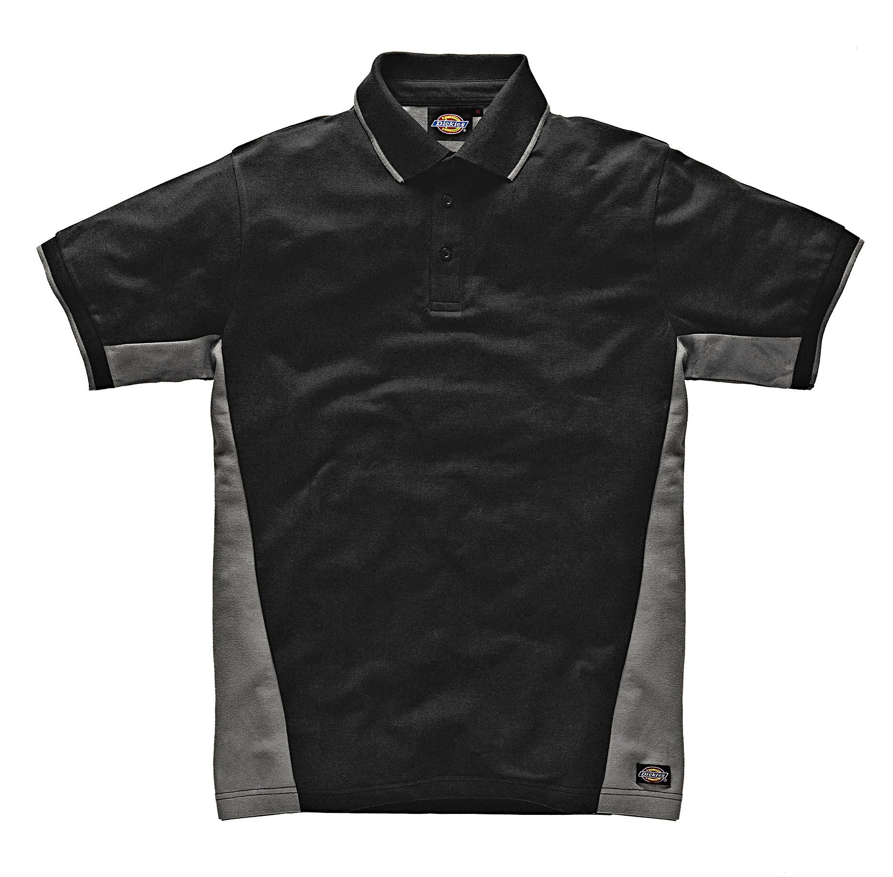 Dickies Poloshirt 100 % Baumwolle grau-schwarz | Poloshirts