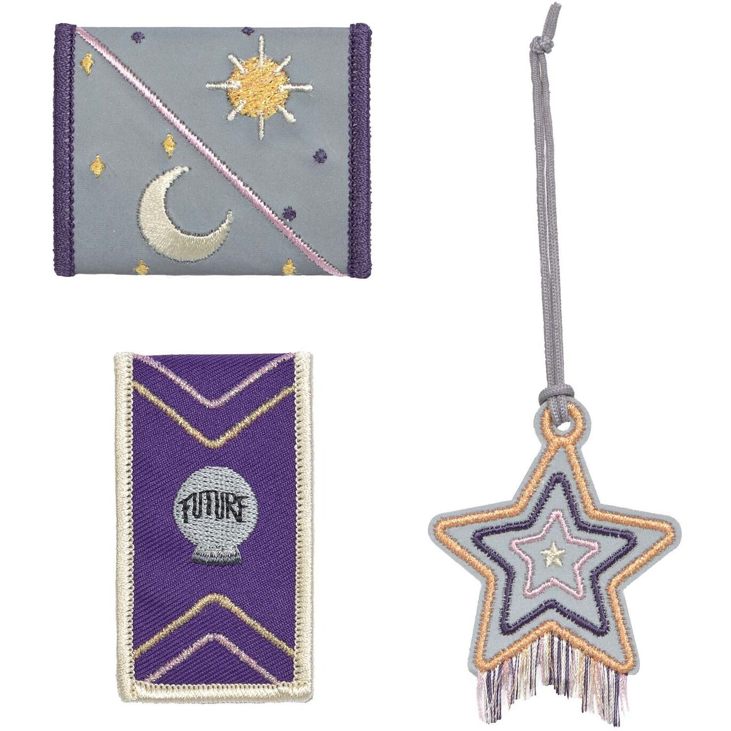 BOLD Aufkleber Match School Patches Set Universe purple