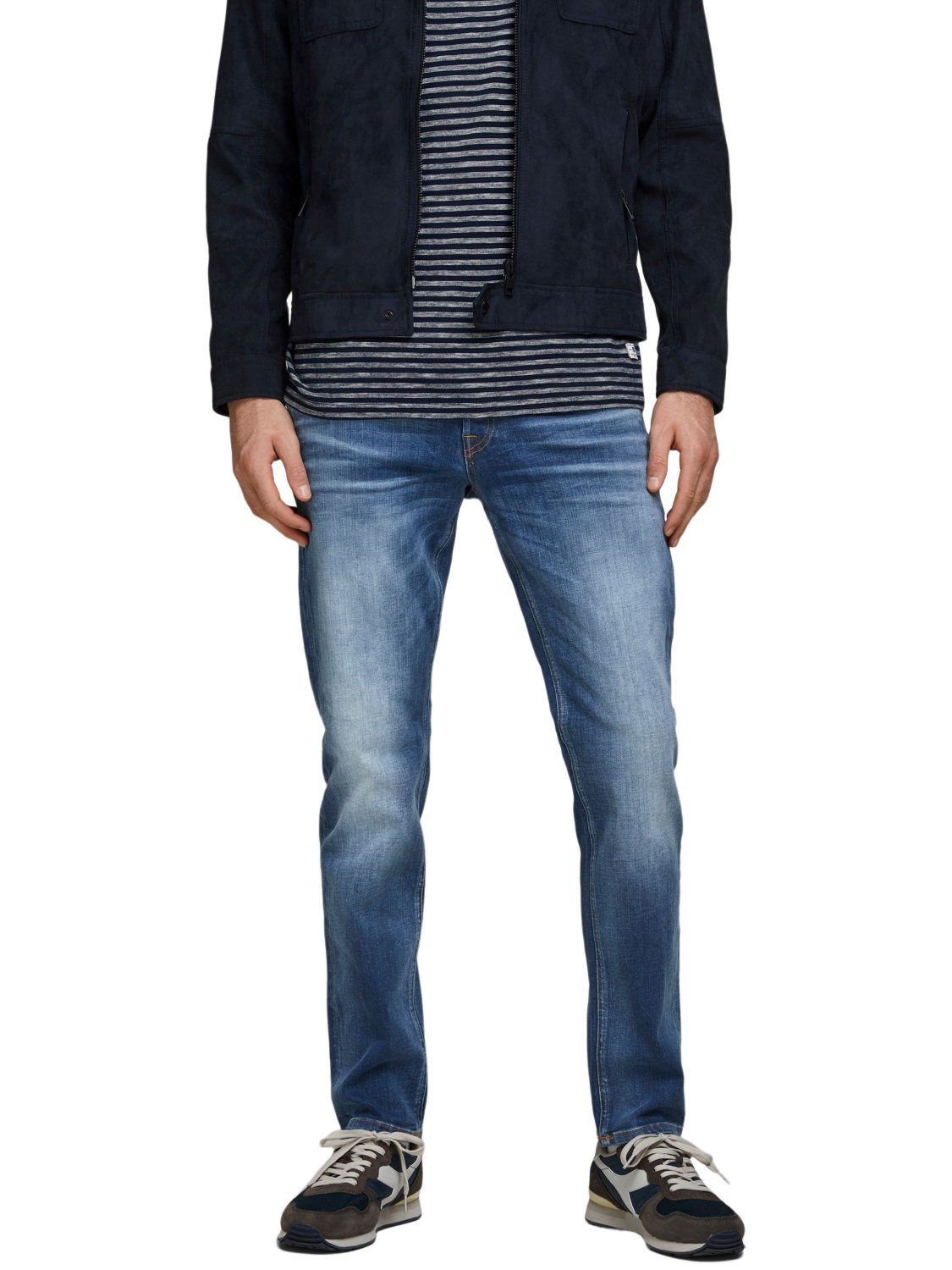 [Verschiedenes Produktsortiment!] Jack & Jones Relax-fit-Jeans MIKE JOS Stretch mit 411 Jeanshose ORIGINAL