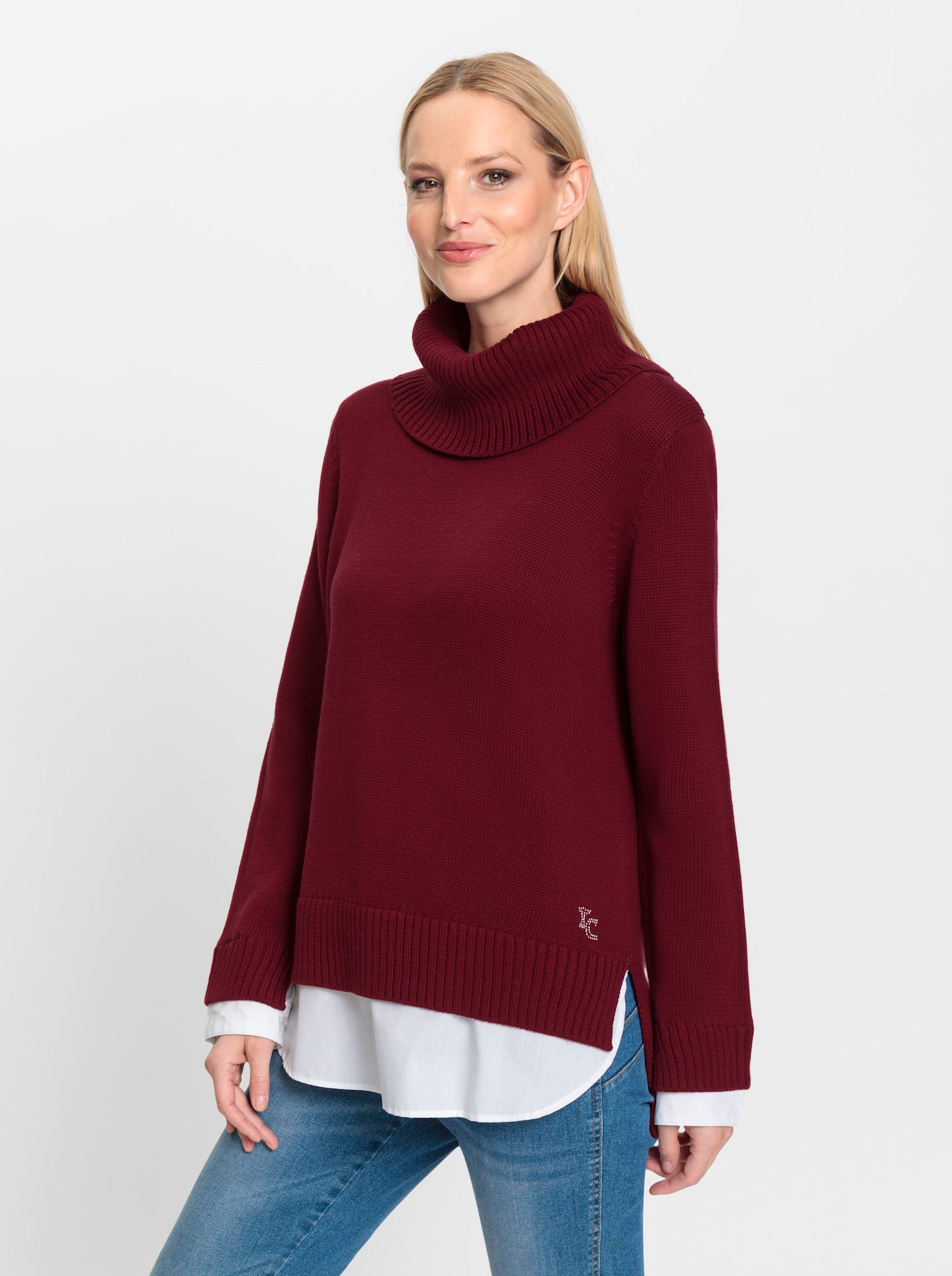 heine Strickpullover Rollkragenpullover günstig online kaufen