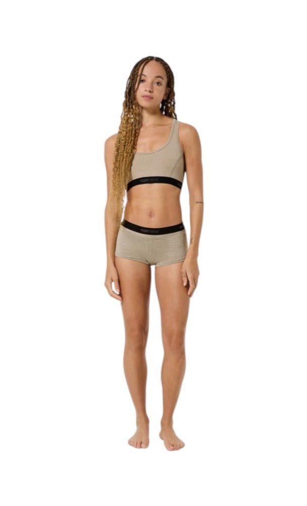 SUPER.NATURAL Sport-BH Funktionsunterwäsche Sport-Bra Tundra 220 Semplice (angenehmer)