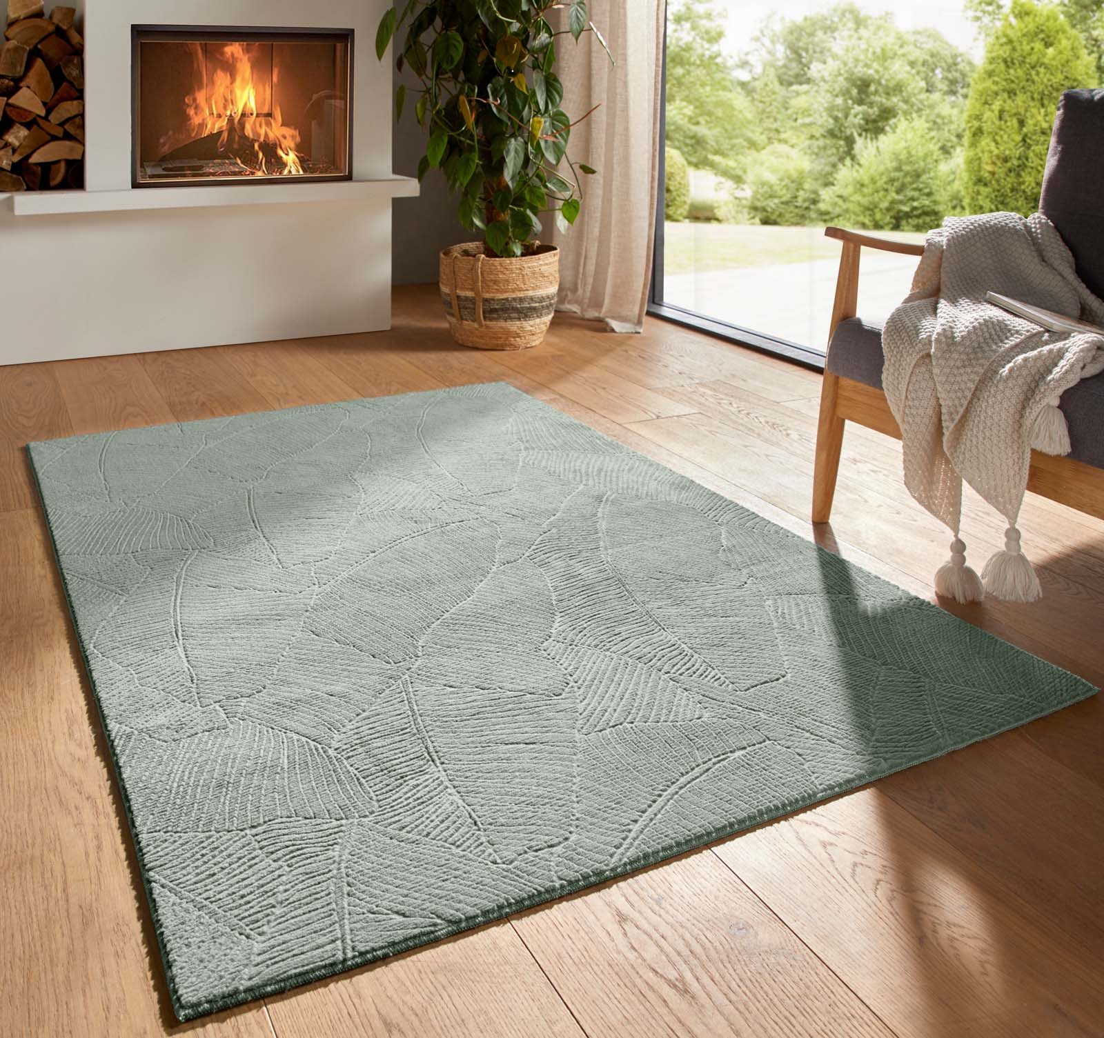 TaraCarpet Teppich TaraCarpet Homestyle 391 Blätter, günstig online kaufen