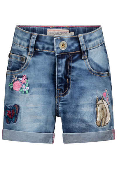 SALT AND PEPPER Shorts Salt and Pepper® Mädchen Jeans Shorts Patches
