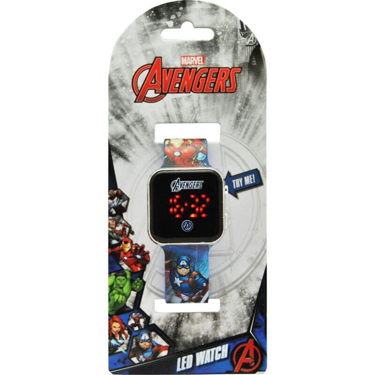 The AVENGERS Digitaluhr LED Armbanduhr Digitales Display für Superhelden-Fans