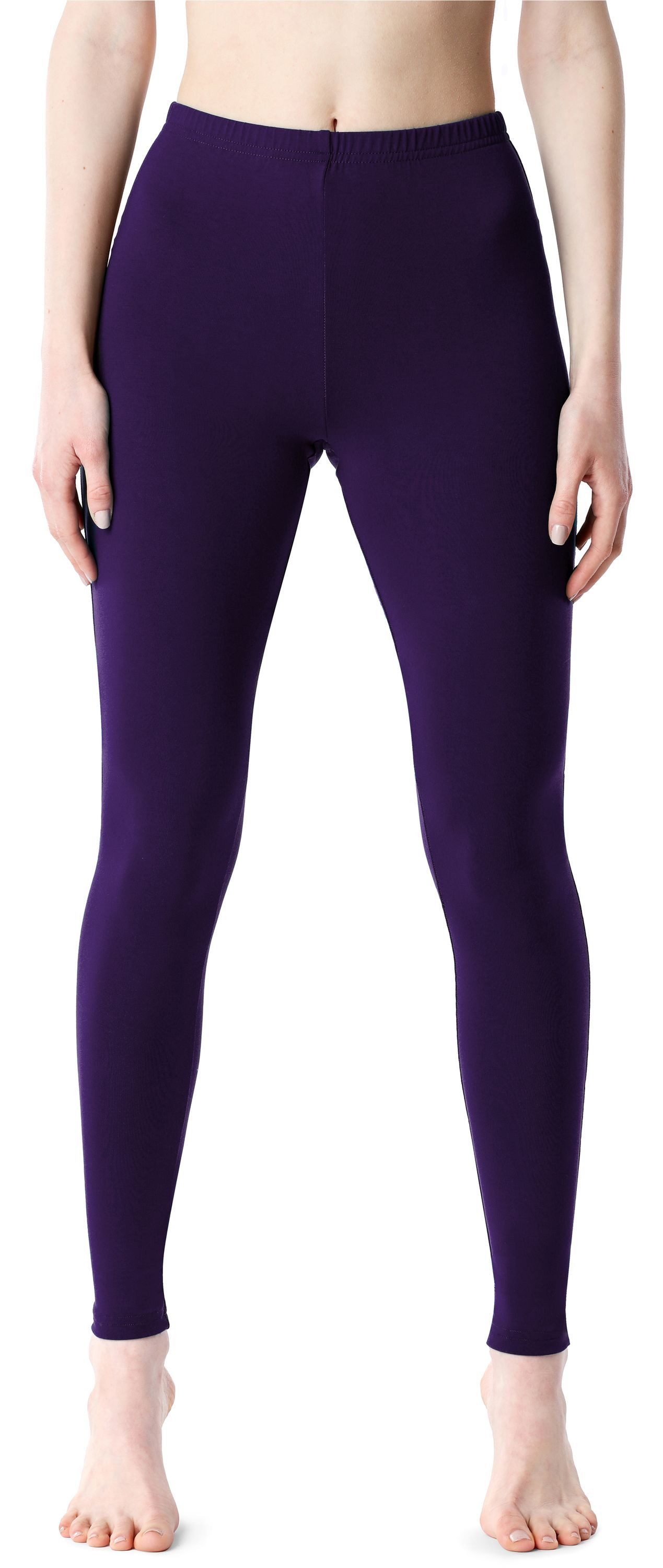 Bellivalini Leggings Damen Lange Hose Freizeithose mit bequemem Bund BLV50-203 (1-tlg) aus Viskose