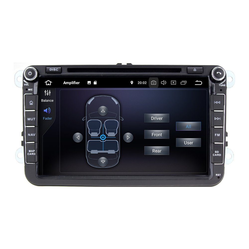 6C Polo TAFFIO Touch GPS CarPlay 8" 6R Einbau-Navigationsgerät Android Volkswagen DVD Für Autoradio