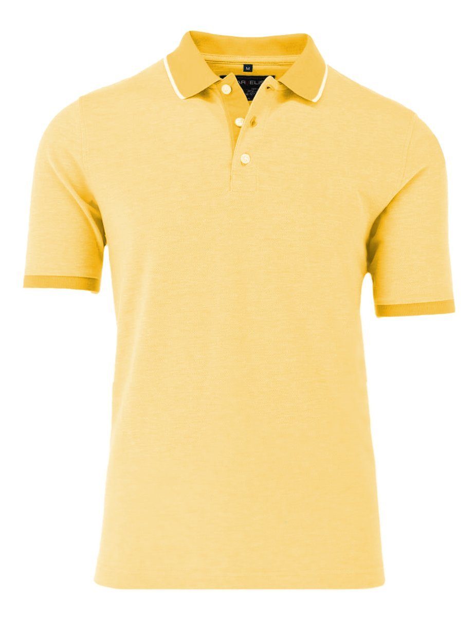 MARVELIS Poloshirt Poloshirt - Piqué gelb