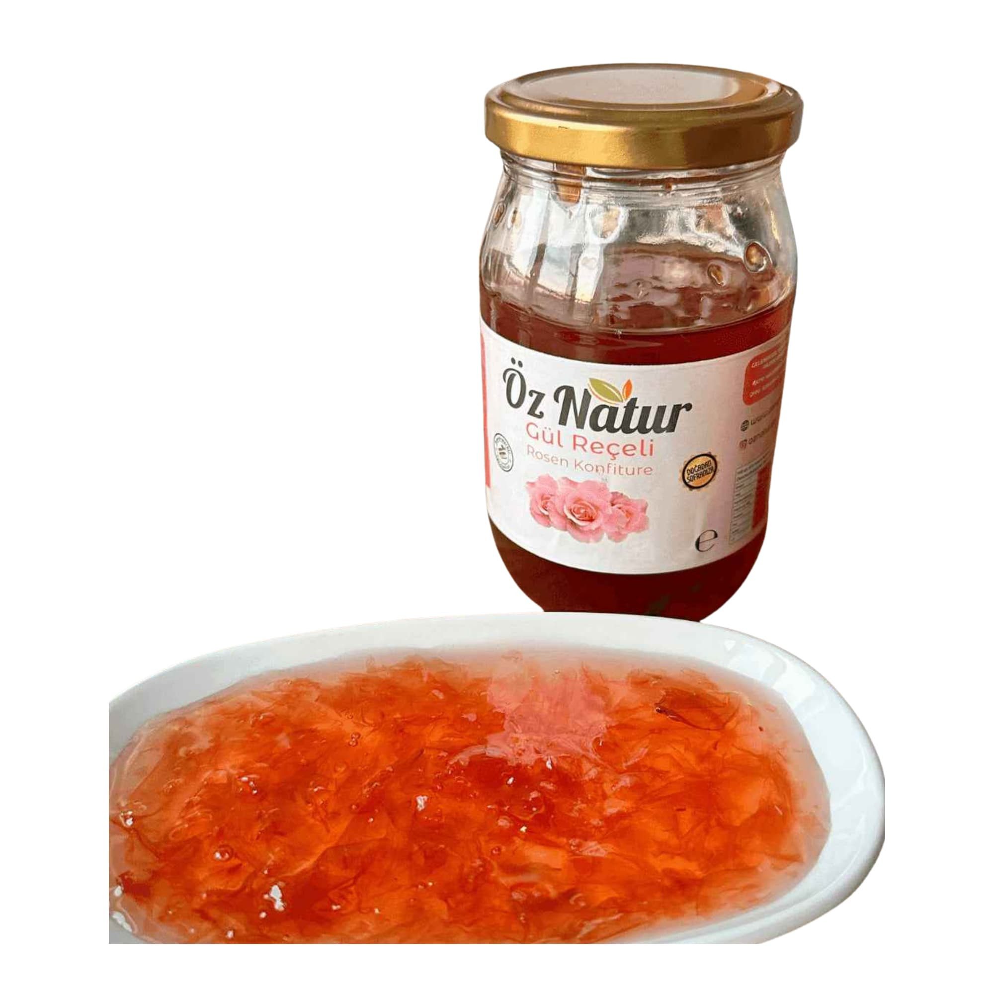Öz Natur Fruchtaufstrich, Rosen Konfitüre Türkischer Art 750g