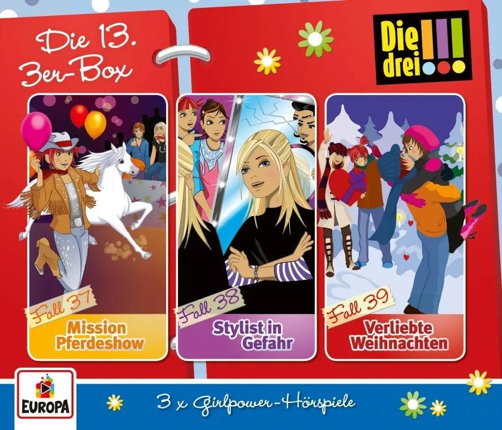 Hörspiel Die drei !!! 3er Box - Folgen 37-39