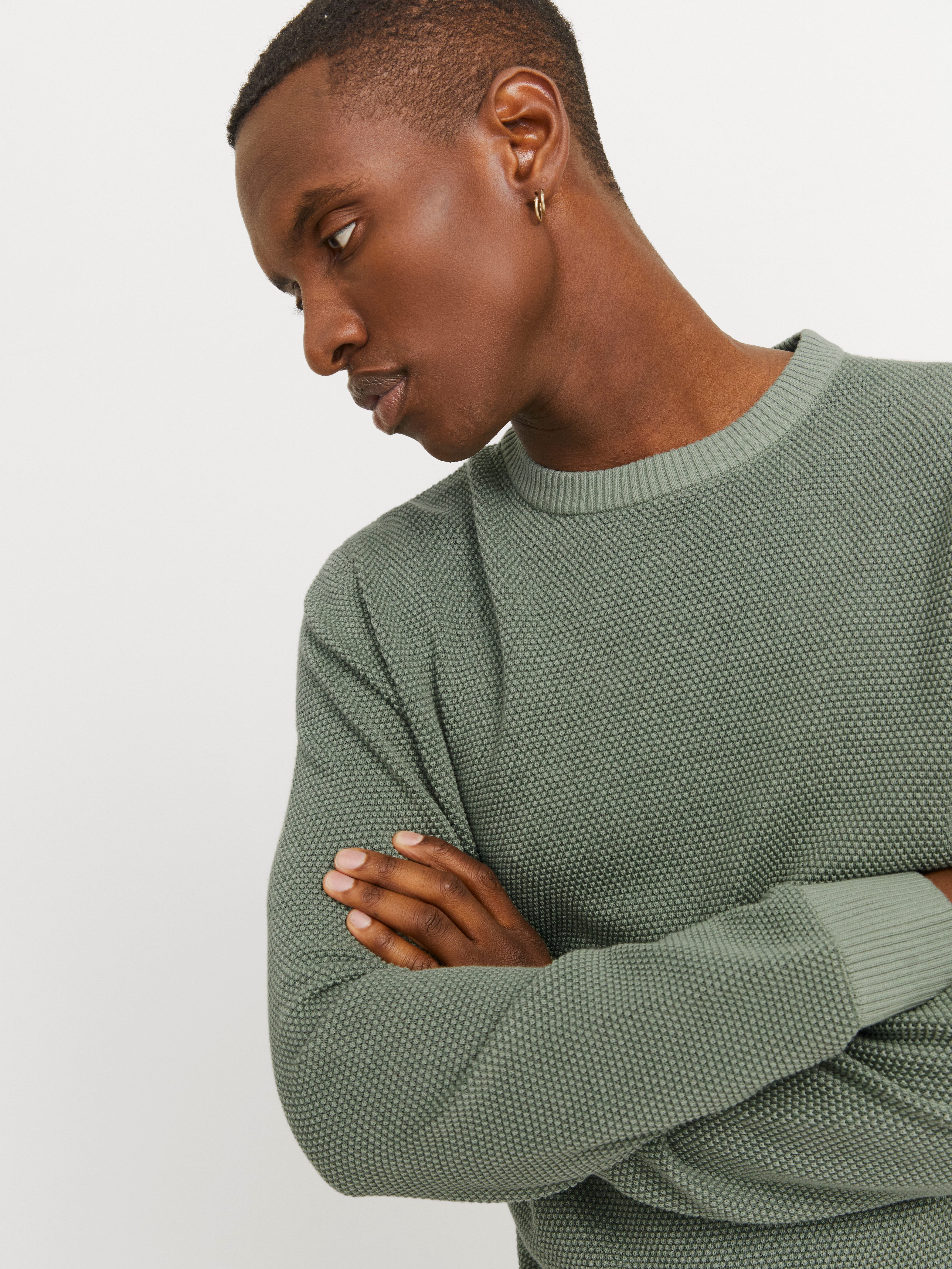Jack & Jones Rundhalspullover JJEGLOBE KNIT günstig online kaufen