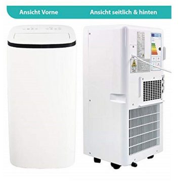 JUNG Klimagerät TV08 mobile Klimaanlage mit Fernbedienung 4,7 KW, mobiles Klimagerät, 16000BTU leise, Abluftschlauch, Timer Airconditioner Luftkühler Mobil