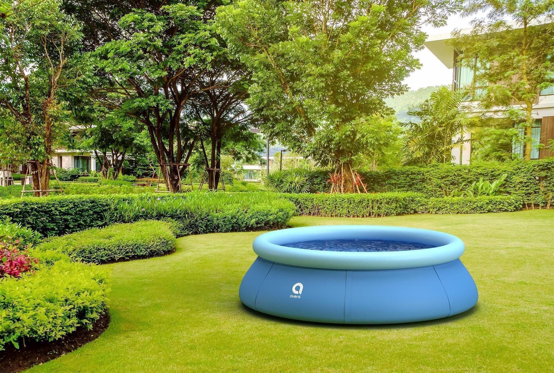 Avenli Quick-Up Pool Prompt Set Pool 244 x 63 cm (Aufstellpool Komplettset, Quick Up Pool Komplettset), Swimmingpool inklusive Filterpumpe und Filterkartusche