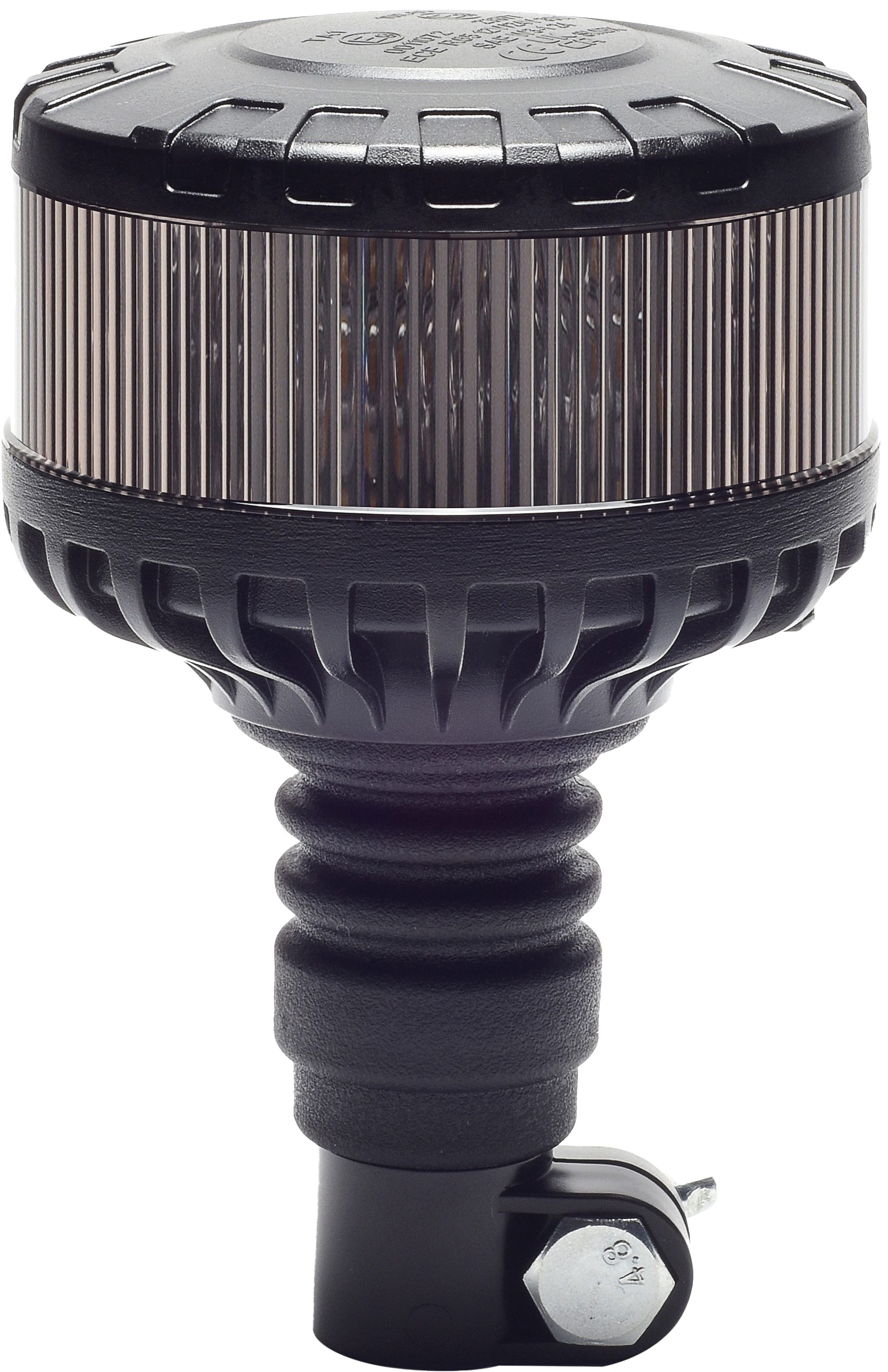 Berger & Schröter Rundumleuchte LED Rundumkennleuchte 12/24V, Smoked/Grauglas, 16 Hochleistungs-LEDs, mit mehrfach abgedichtetem Gehäuse gegen Feuchtigkeit und Staub