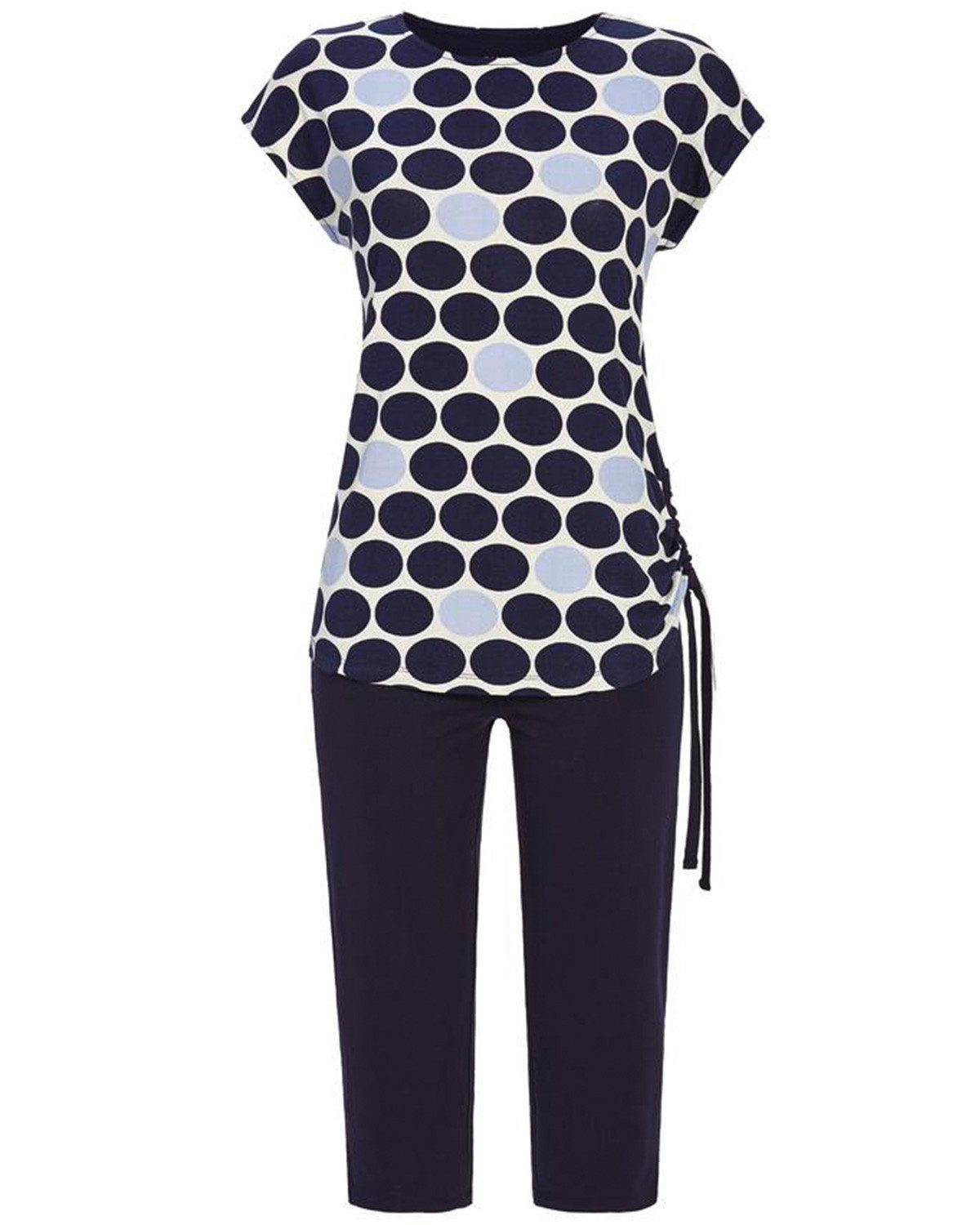 Ringella Pyjama 'Punkte' mit Caprihose 4211225, günstig online kaufen