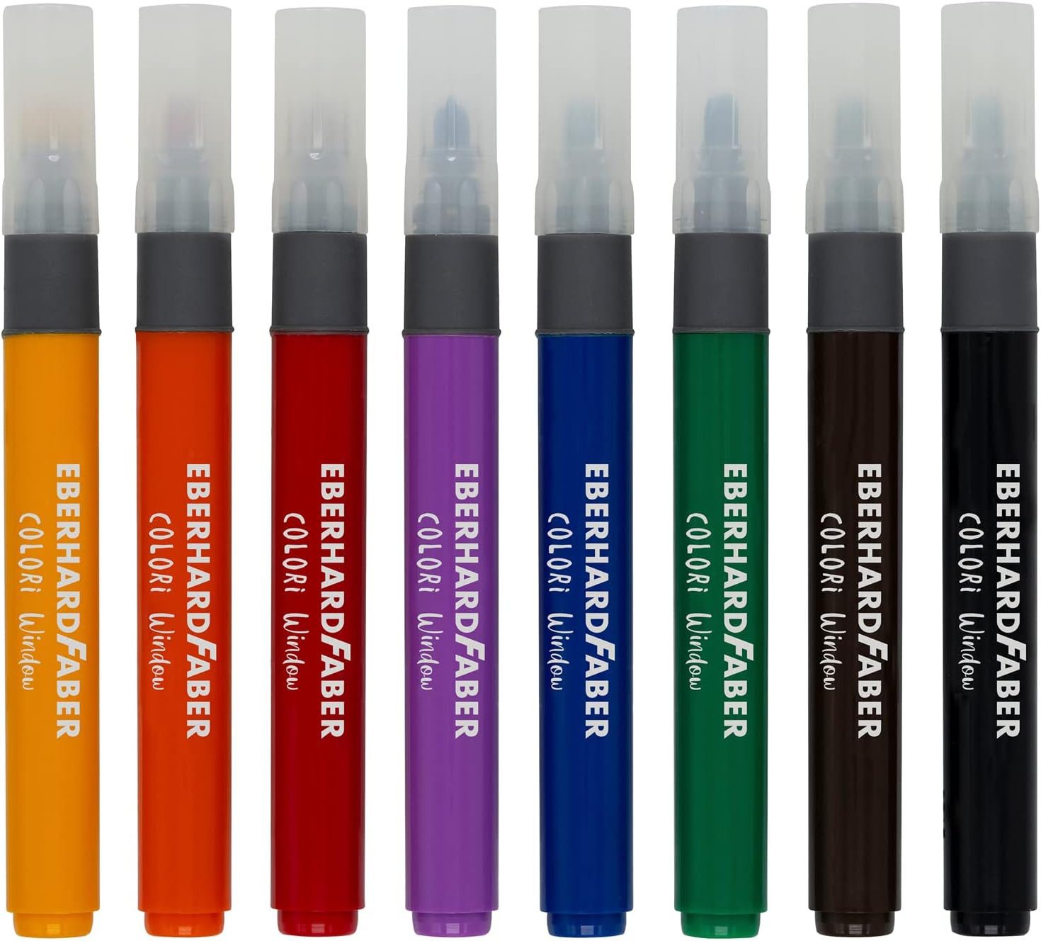 Eberhard Faber Marker Eberhard Faber Window Marker 8er Set mit Schablonen