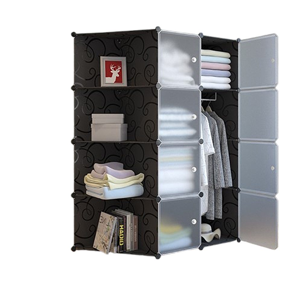 GarveeMore Kleiderschrank DIY Kombischrank Steckregal modularer günstig online kaufen