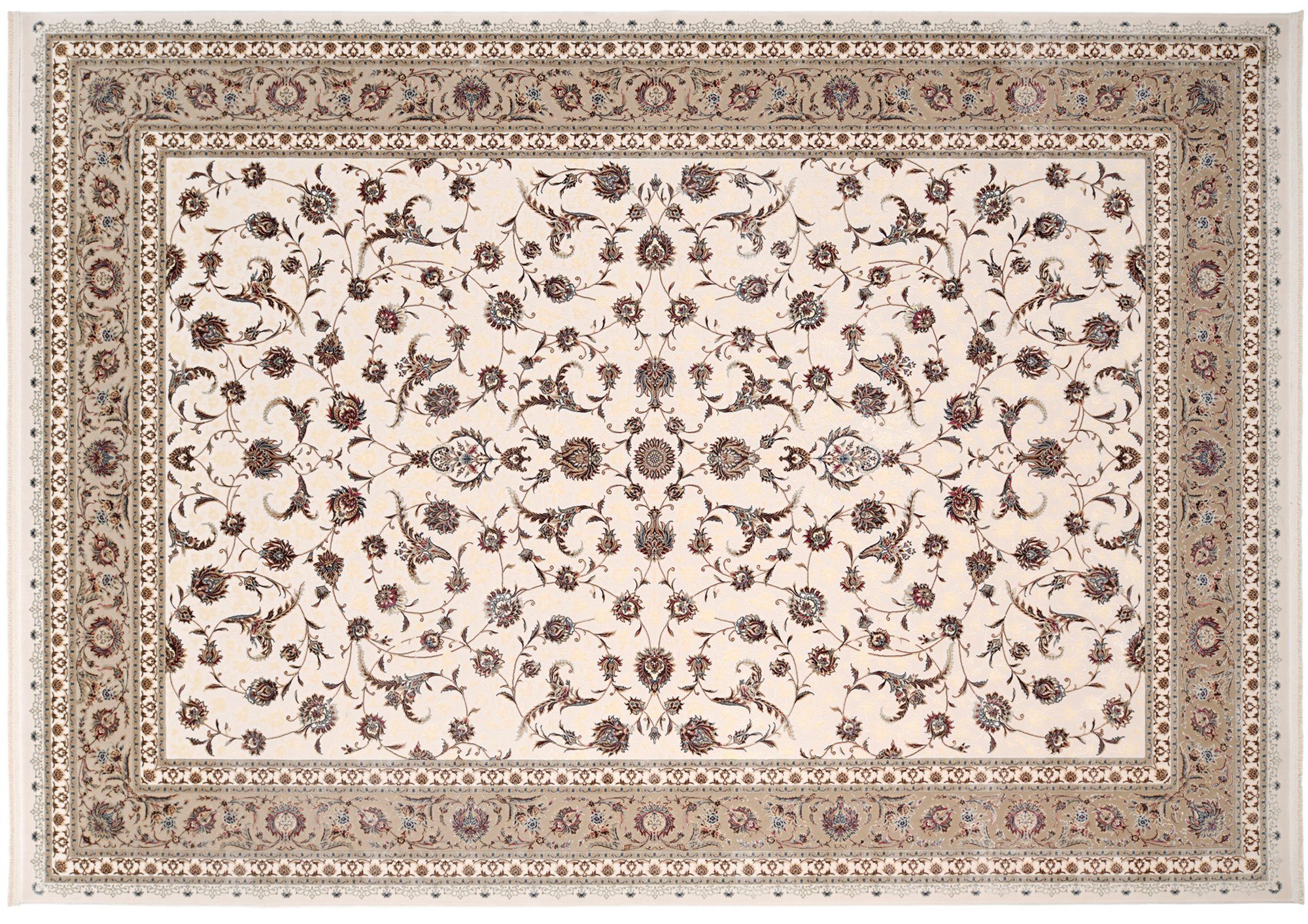 OCI DIE TEPPICHMARKE Teppich MYSTIC HERITAGE, rechteckig, Höhe: 7 mm, florale Muster in 3D-Optik, maschinell gewebt, Viskose