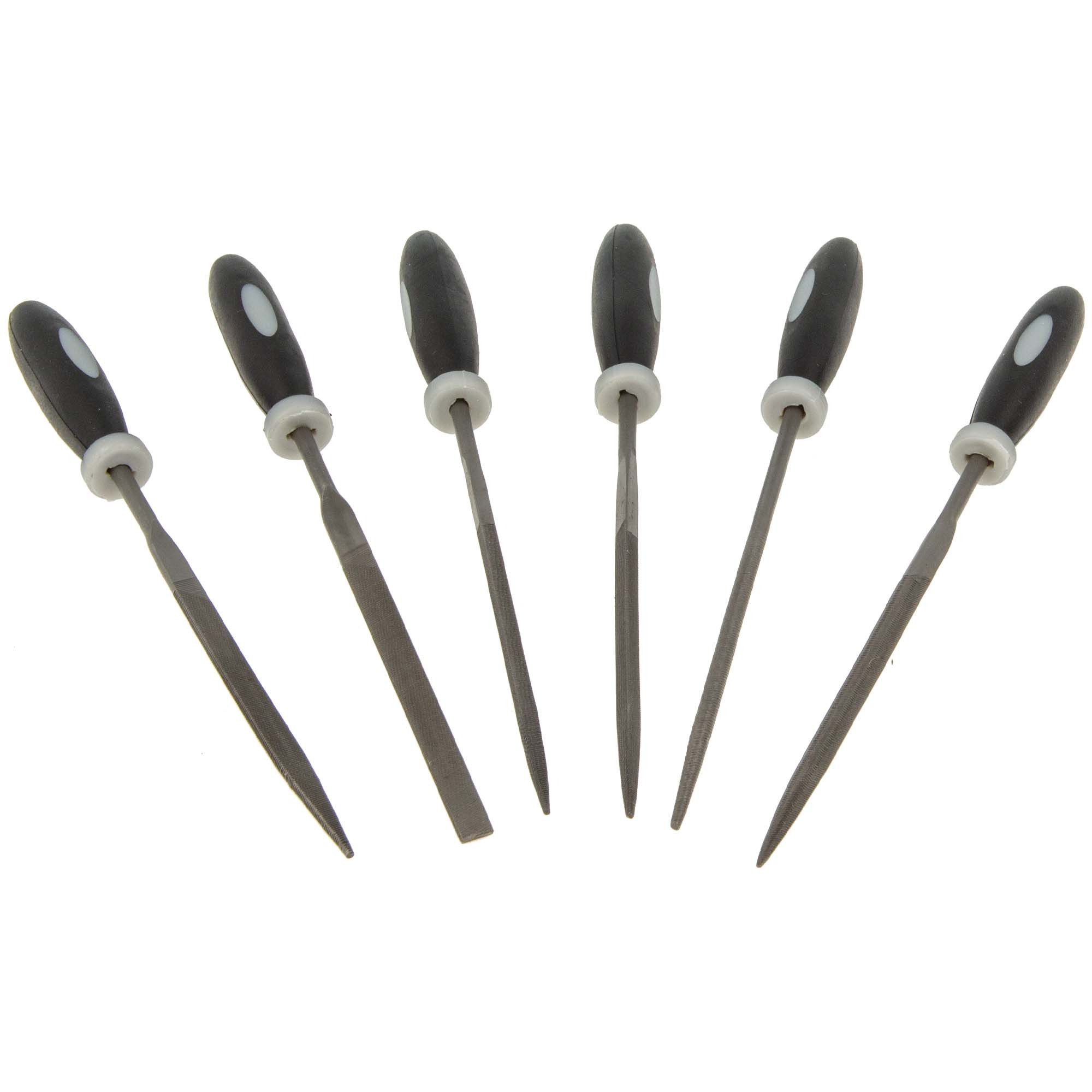 MASTERPROOF PROFESIONAL Feile Schlüsselfeilen-Satz, 6-teilig 150 mm