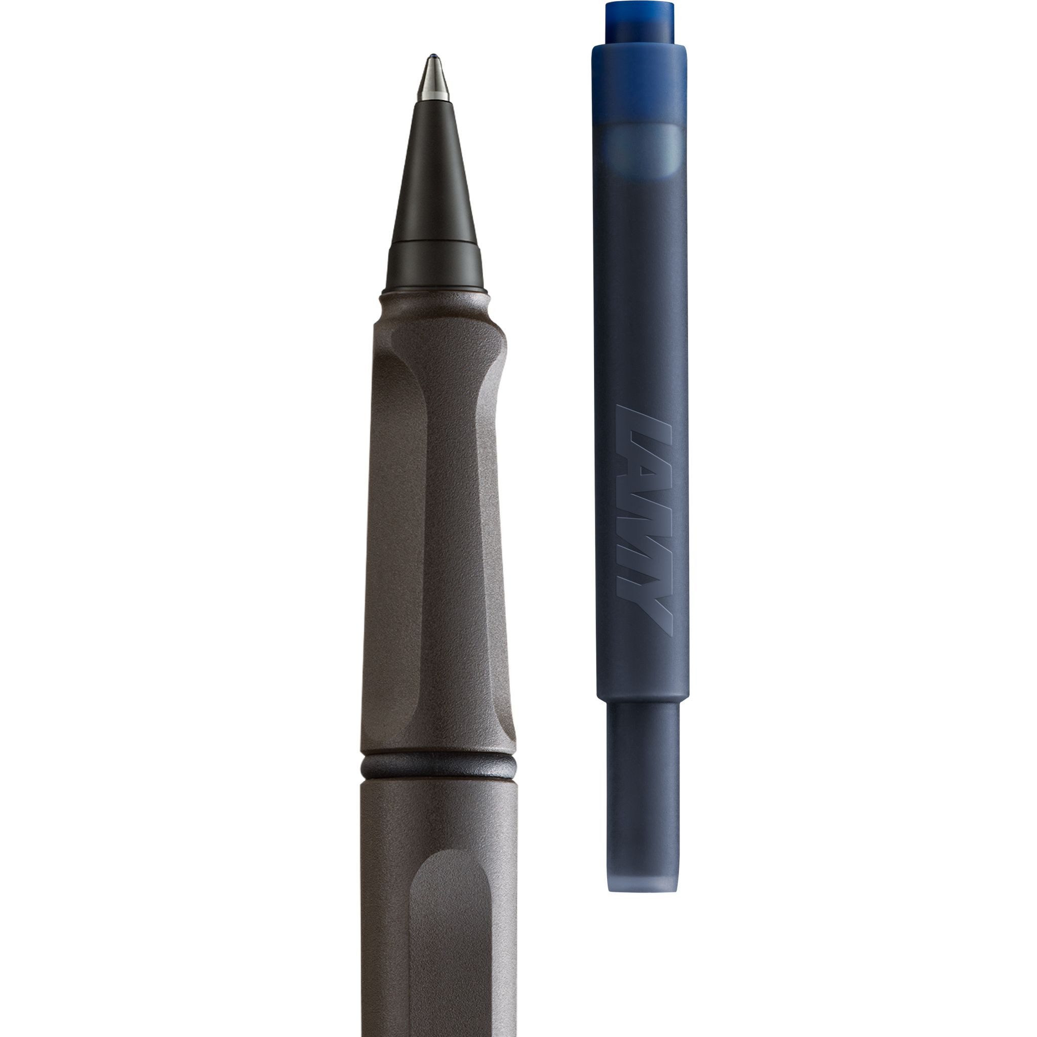 LAMY Tintenroller LAMY Tintenroller Safari Umbra ROLL-INK Füller ergonomisch mit löschba