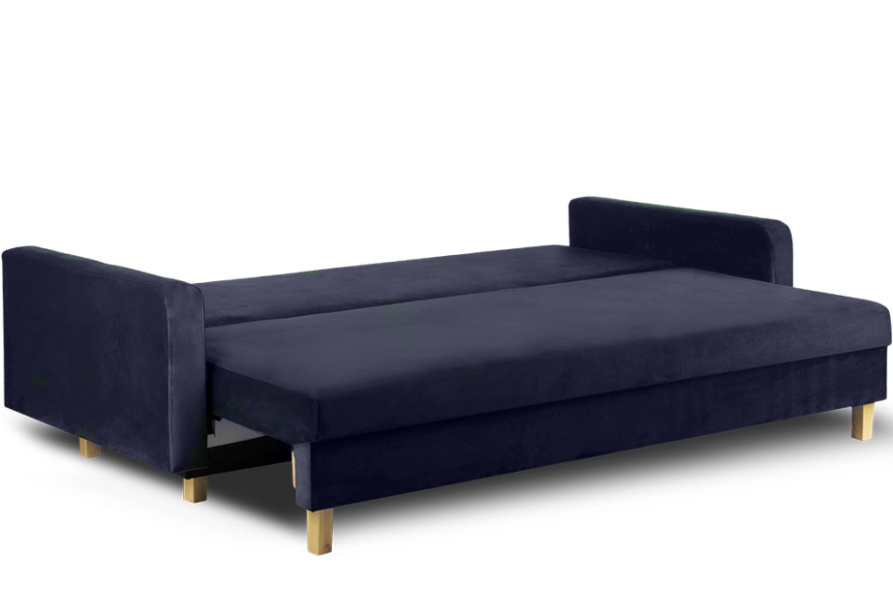 196x150 ERISO Sofa ausziehbare Schlafsofa 3-Personen, cm Liegfläche Konsimo