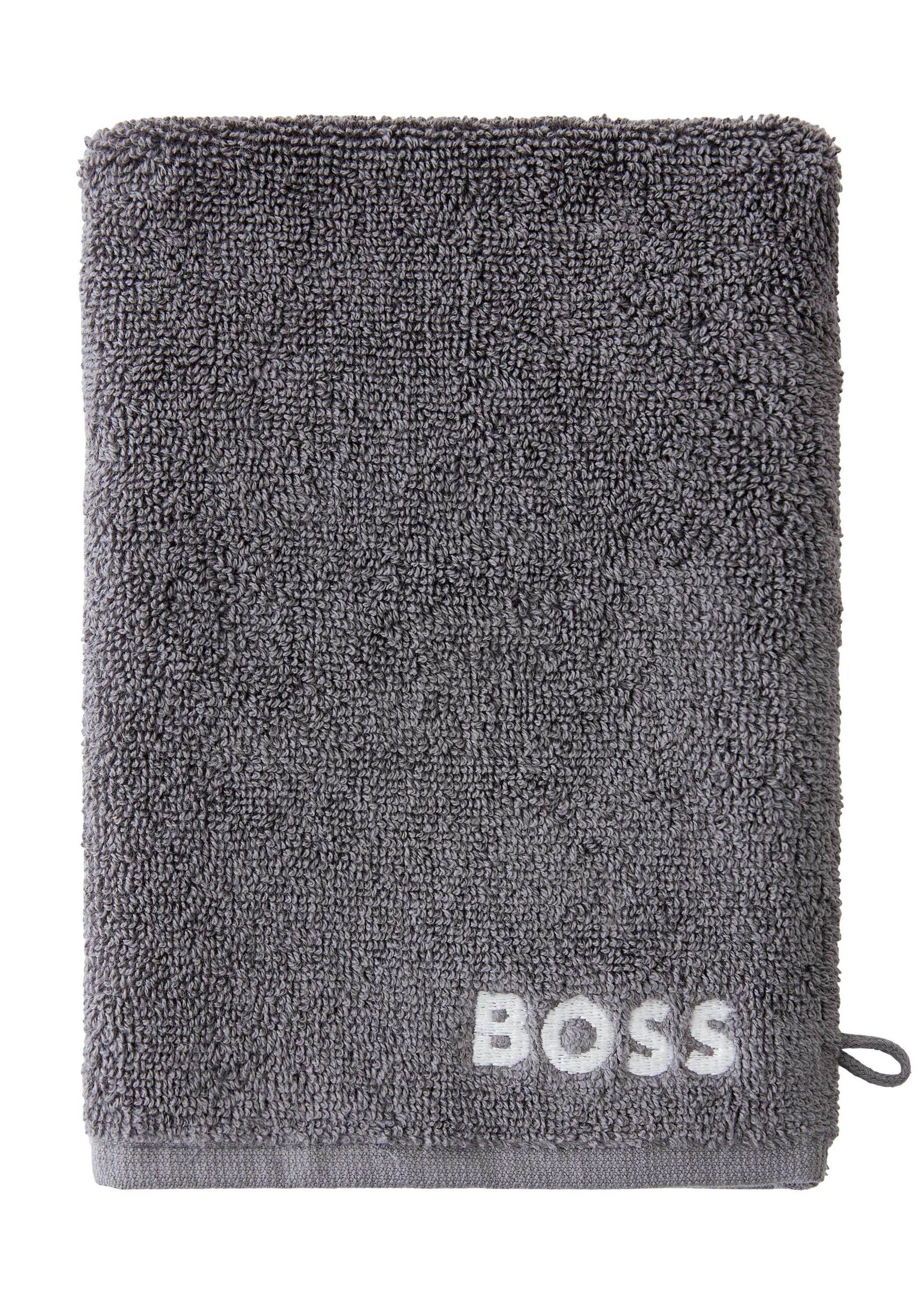 Hugo Boss Home Handtücher 4er-Set Waschhandschuhe, mit modernem Design GRAPHIN
