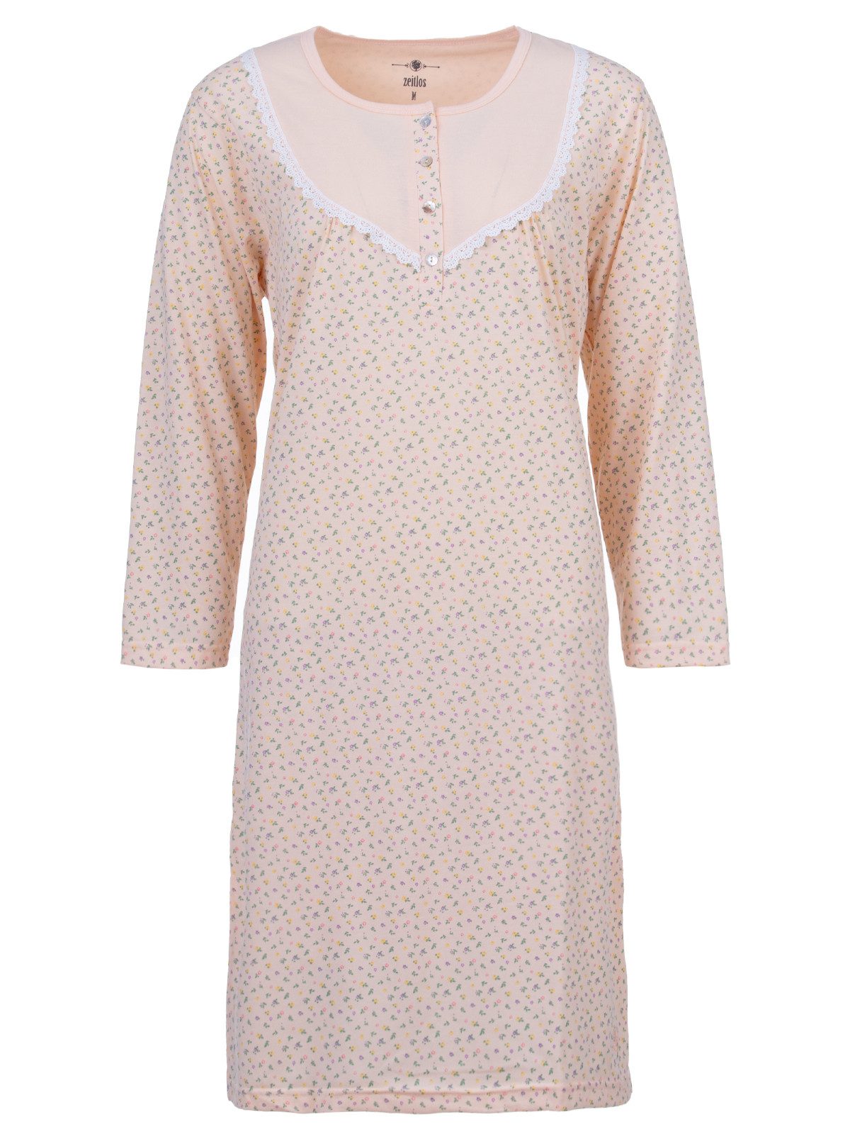 zeitlos Nachthemd Nachthemd Langarm - Mille Fleur Spitze günstig online kaufen