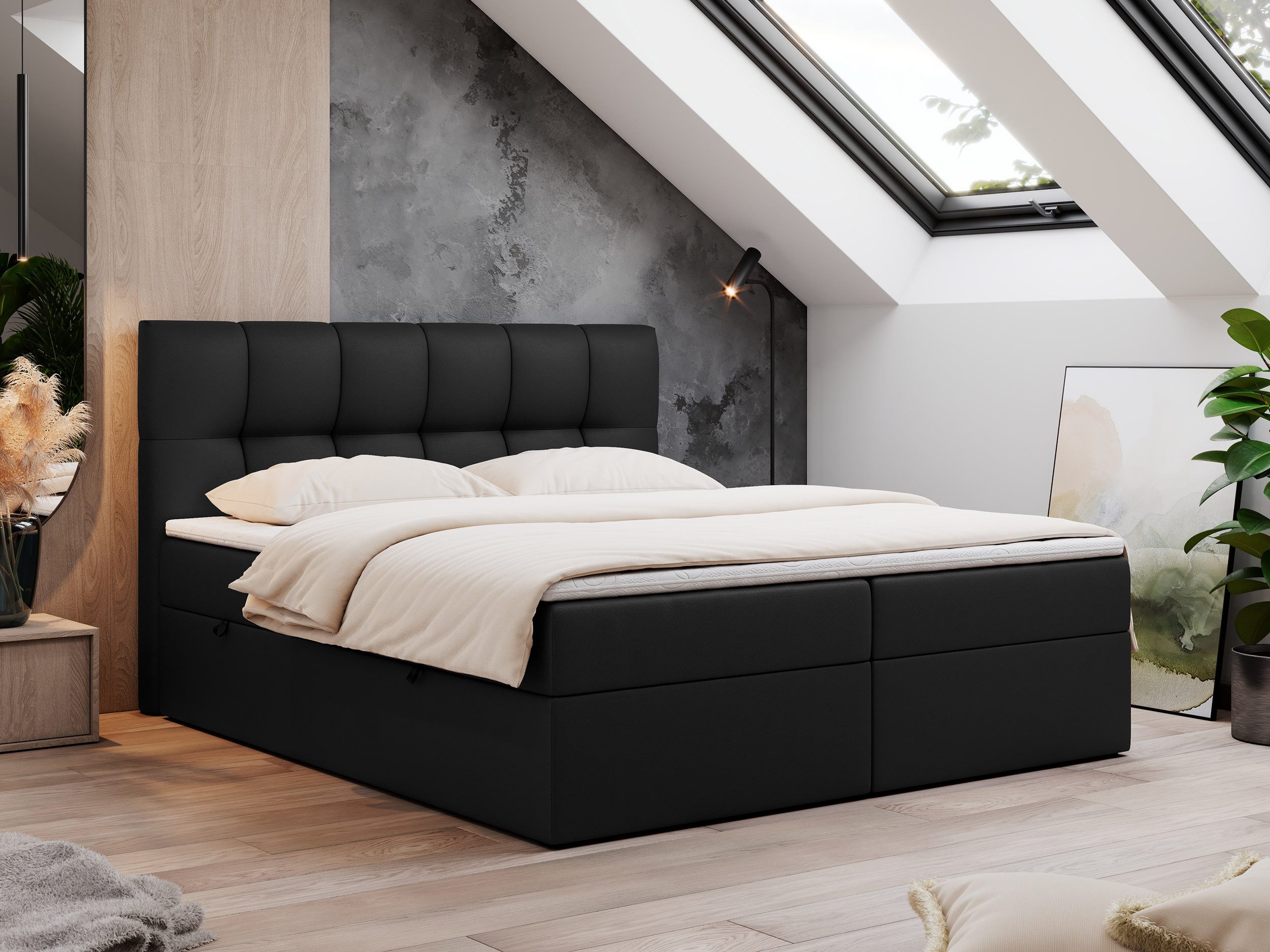 MKS MÖBEL Boxspringbett Rico (Set, Packung, günstig online kaufen