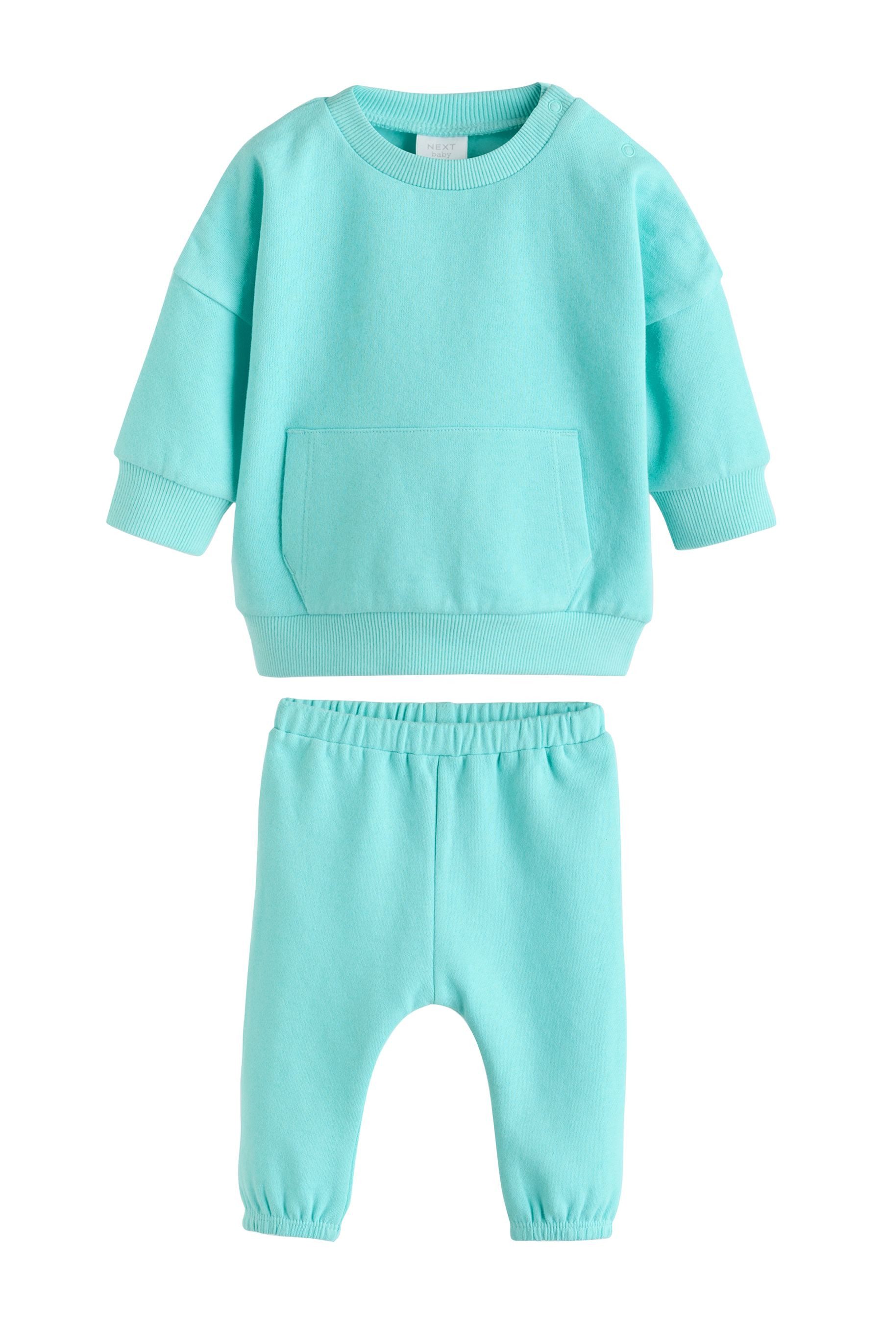 Sweatanzug Baby-Oberteil und Jogginghose im Set
