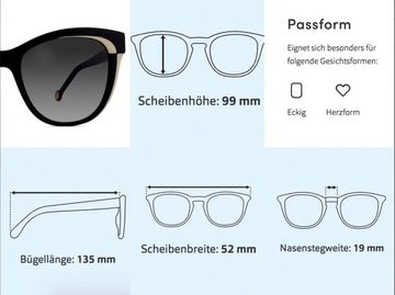 Carolina Herrera Sonnenbrille Carolina Herrera Sonnenbrille Sunglasses Glasses Brille SHE787 0700 Sc