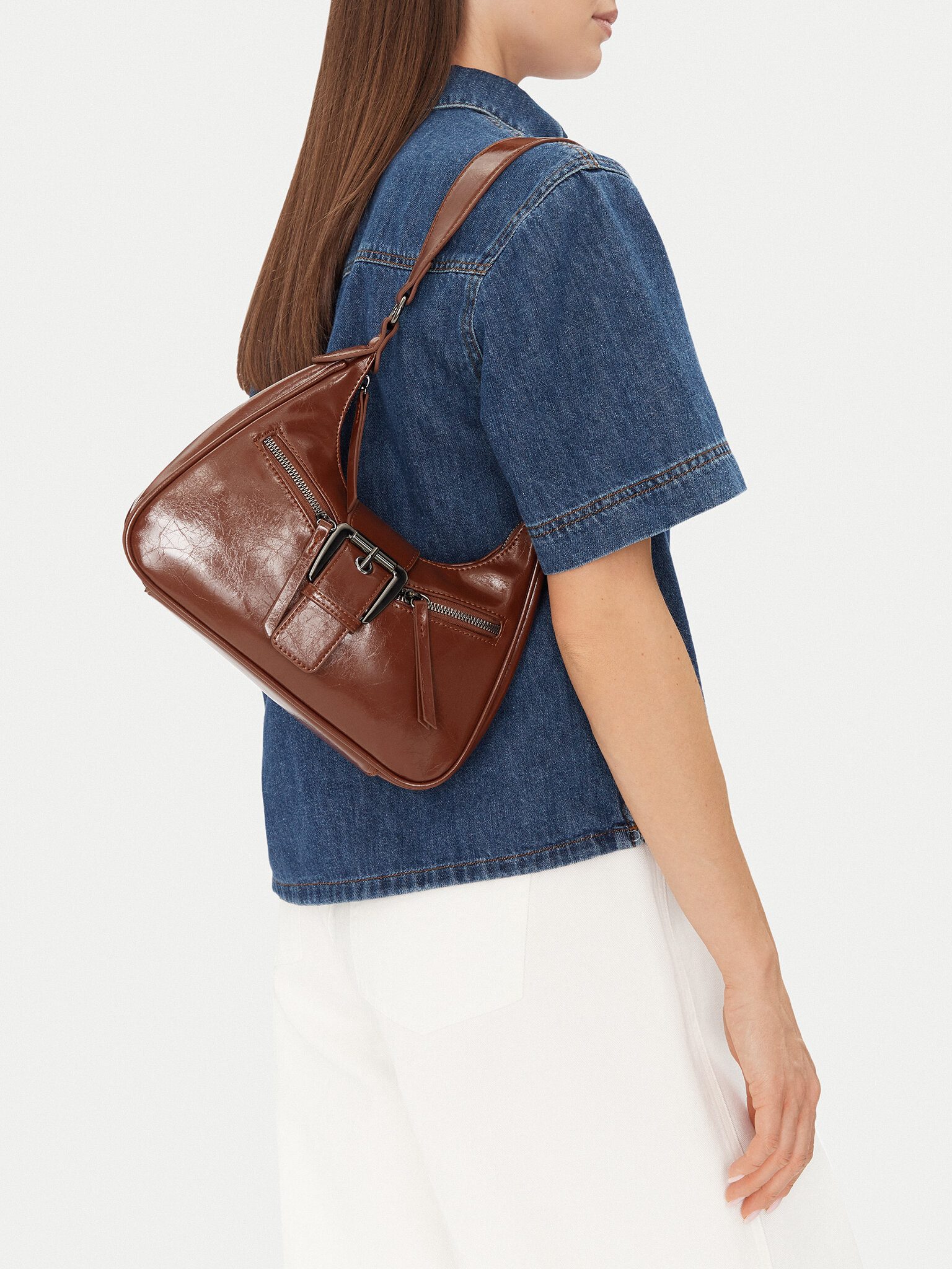 Handtasche Deezee Damenhandtasche Braun S-005-08