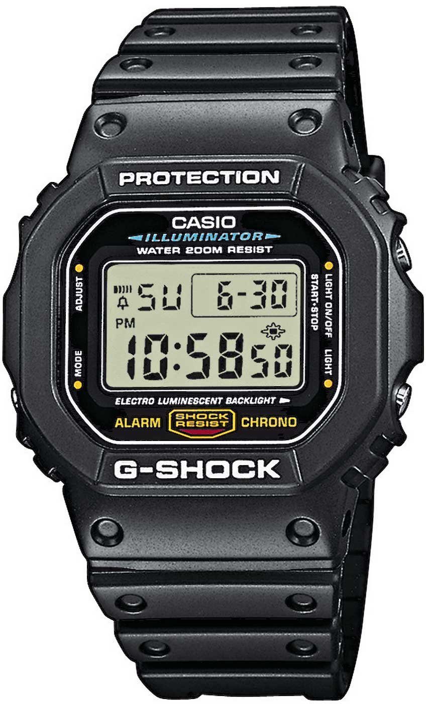 CASIO Catcher, Chronograph DW-5600E-1VER G-SHOCK Time