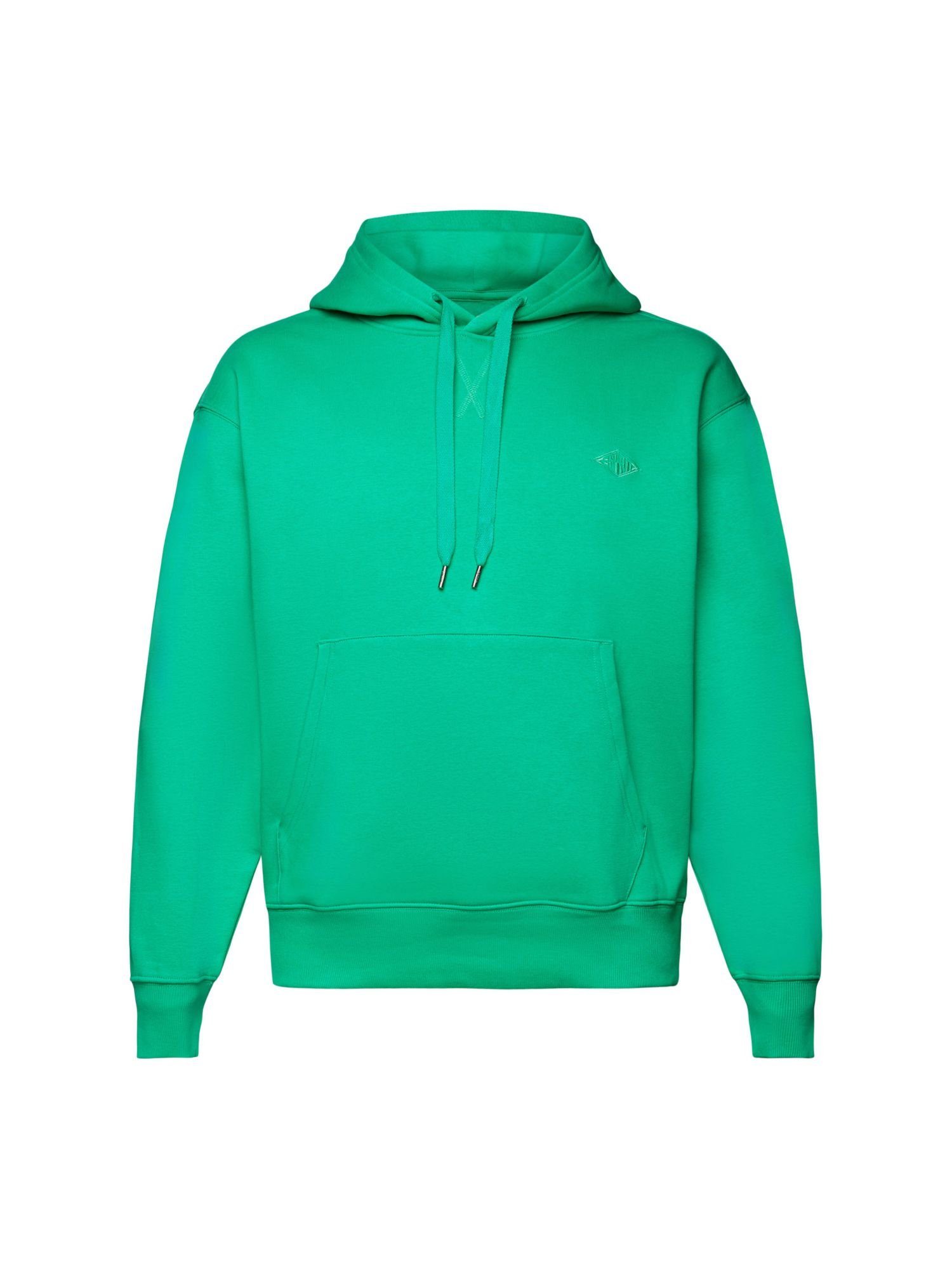 Esprit Sweatshirt Sweat-Hoodie mit Logostickerei (1-tlg) GREEN