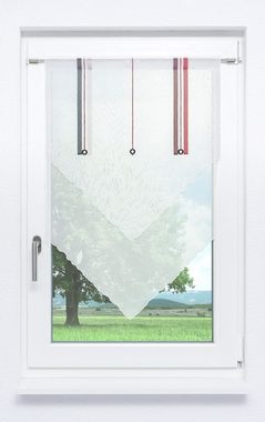 Scheibengardine Scheibenhänger Sarina, LYSEL®, (1 St), transparent, HxB 90x60cm