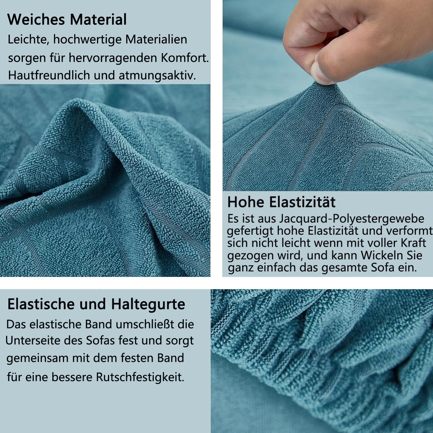 Coonoor Sofabezug Ecksofahusse Ecksofa Schonbezug L-Form, günstig online kaufen