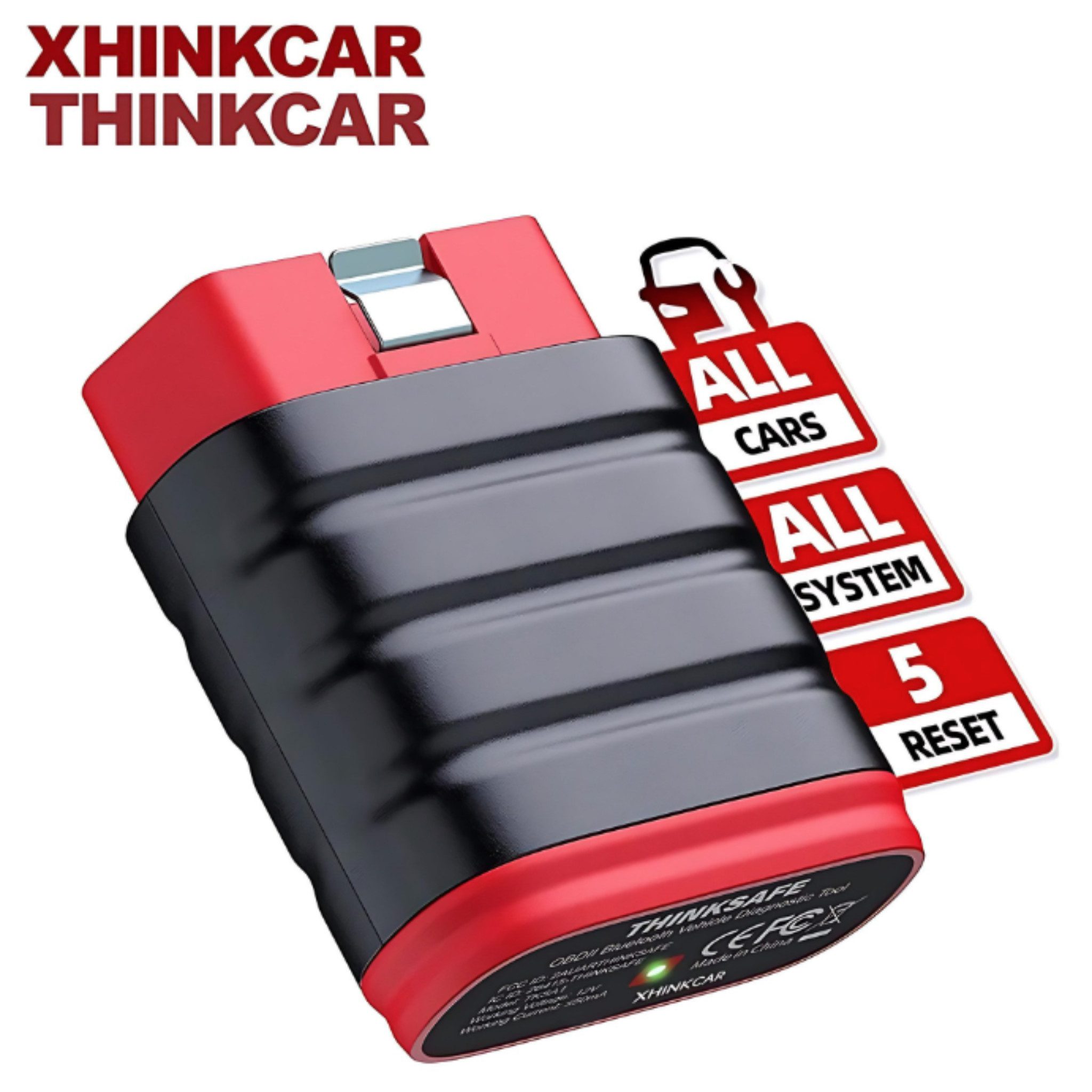 Thinkcar Kfz-Diagnosegerät OBD 2 Diagnosegerät OBD Tester, Komplett-Set, Komplett-Set, Fehlerdiagnose & viele weitere Funktionen, Bluetooth