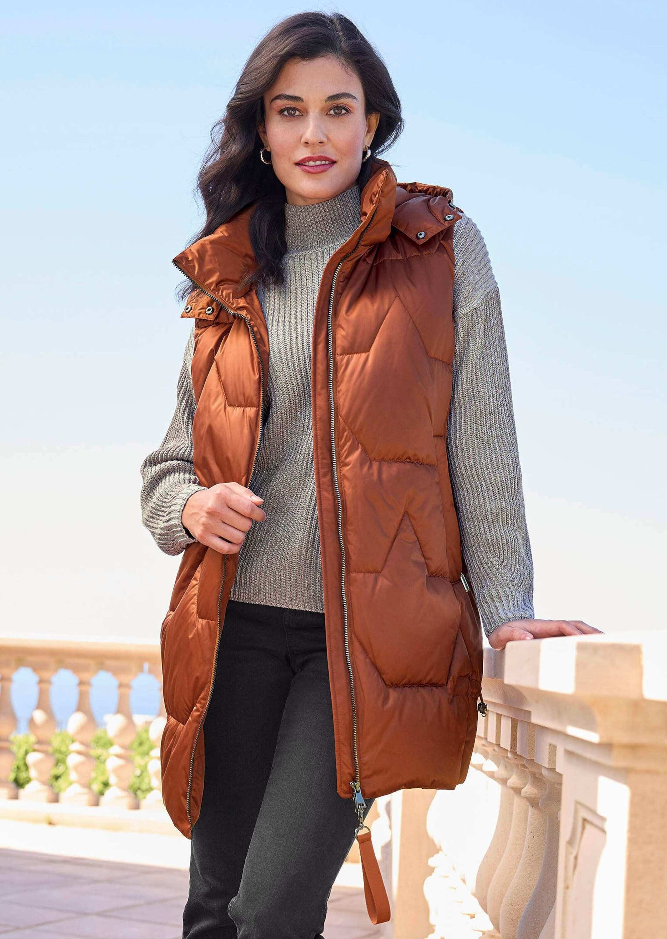 Alba Moda Kurzweste Steppweste