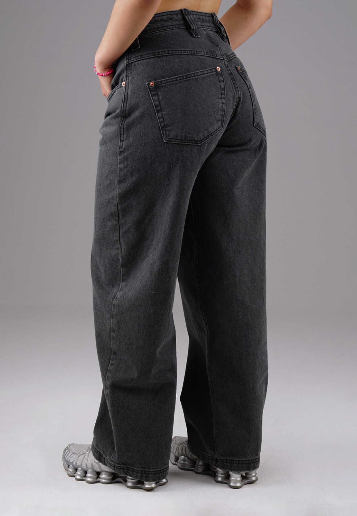 PICALDI Jeans Relax-fit-Jeans Zicco 475 Shadow Damen (1-tlg) Baggy Jeans